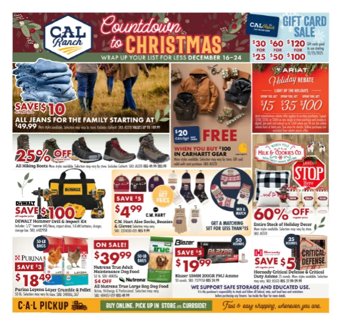 Weekly ad C-A-L Ranch Stores Sales from December 16 to December 24 2025 - Page