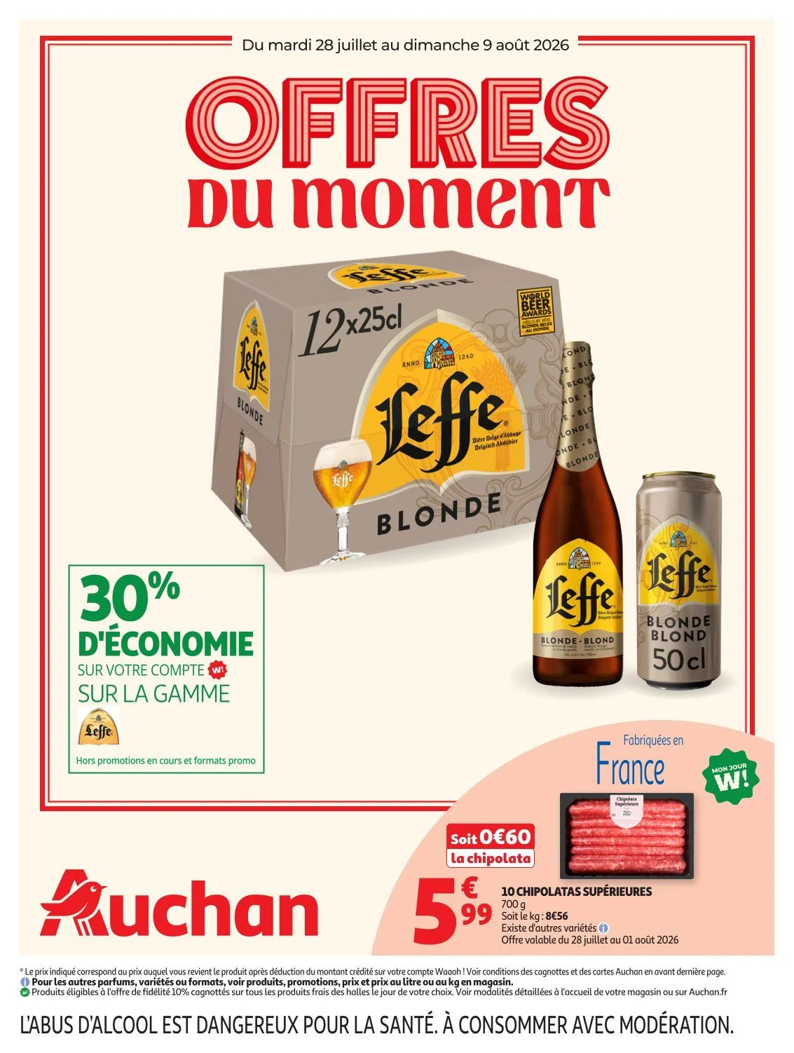 Catalogues Auchan du 28 juillet au 8 août 2026 - Catalogue page 1