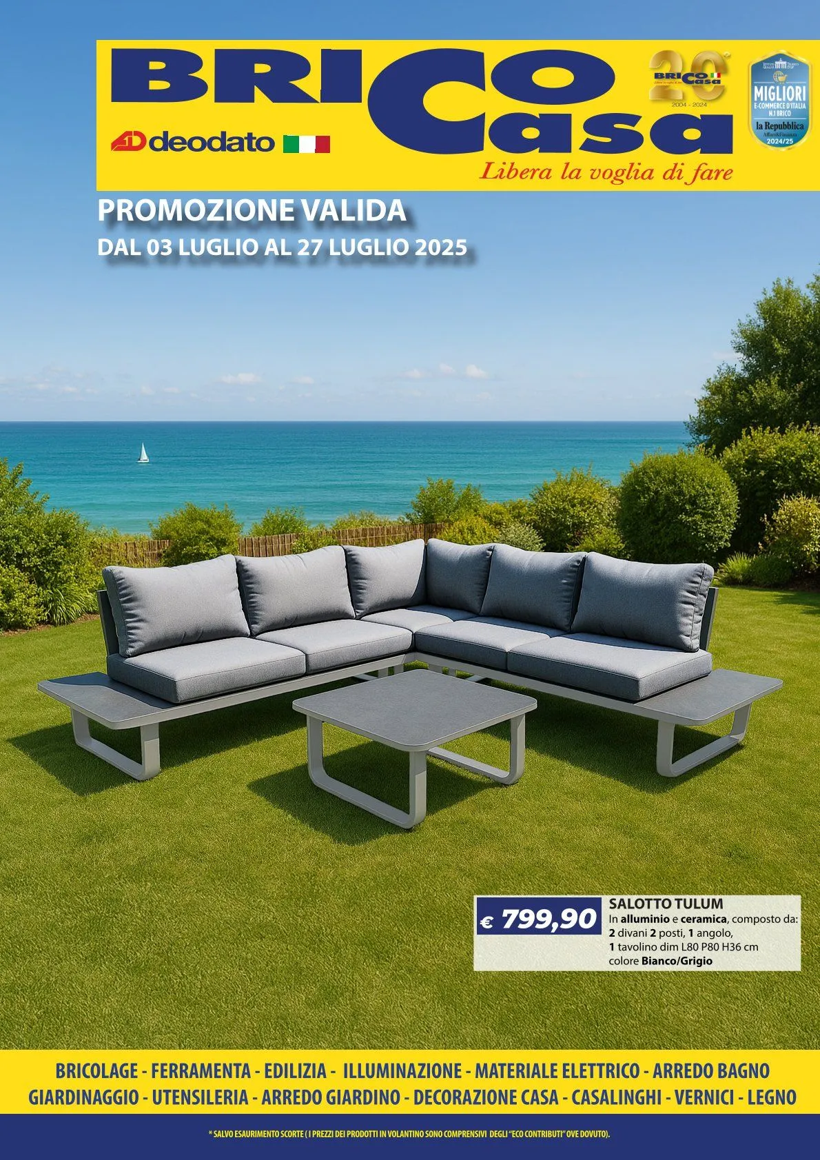 Volantini Bricocasa da 28 luglio a 8 luglio di 2025 - Pagina del volantino 