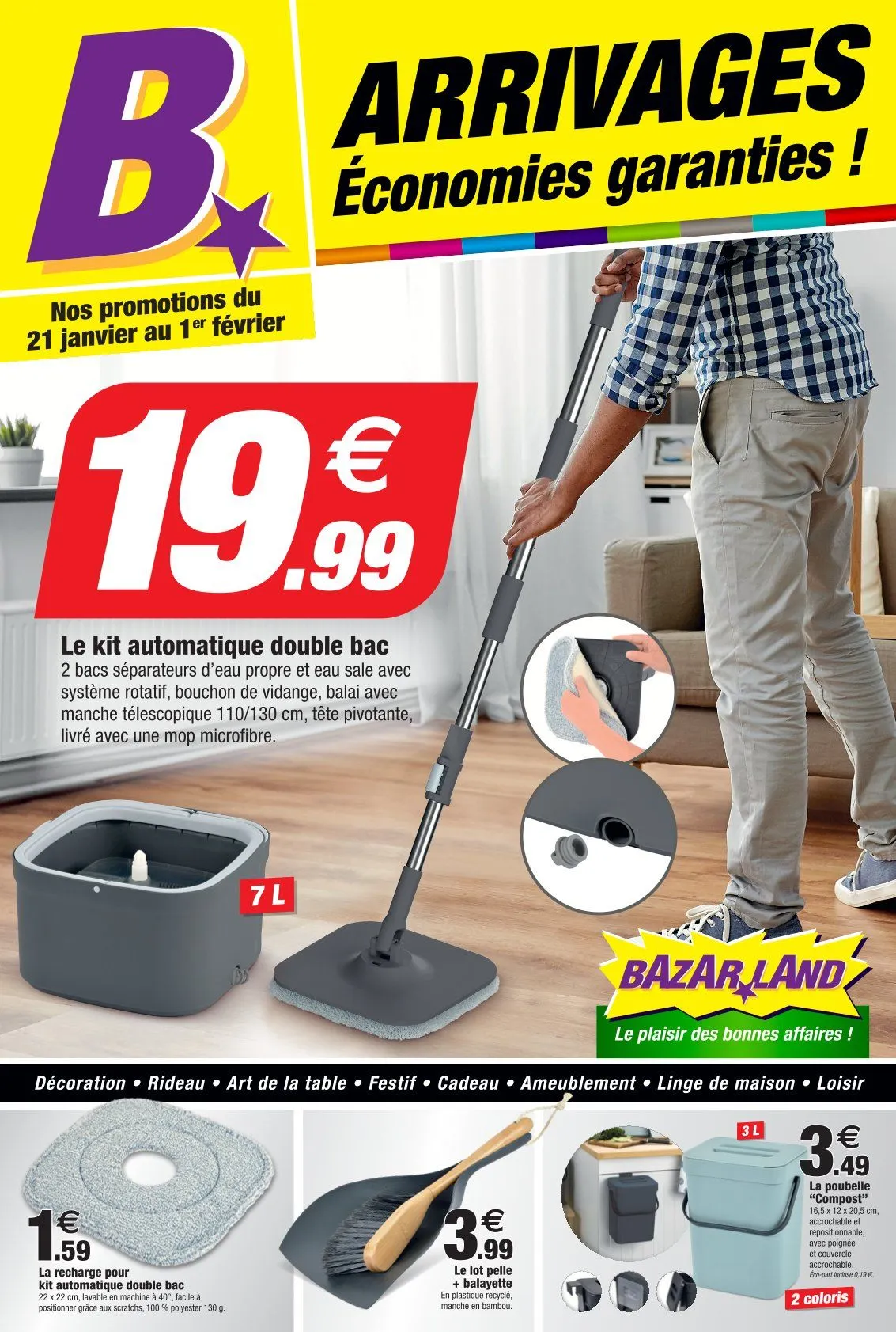  Bazarland Catalogue du 21 janvier au 1 février 2026 - Catalogue page 1