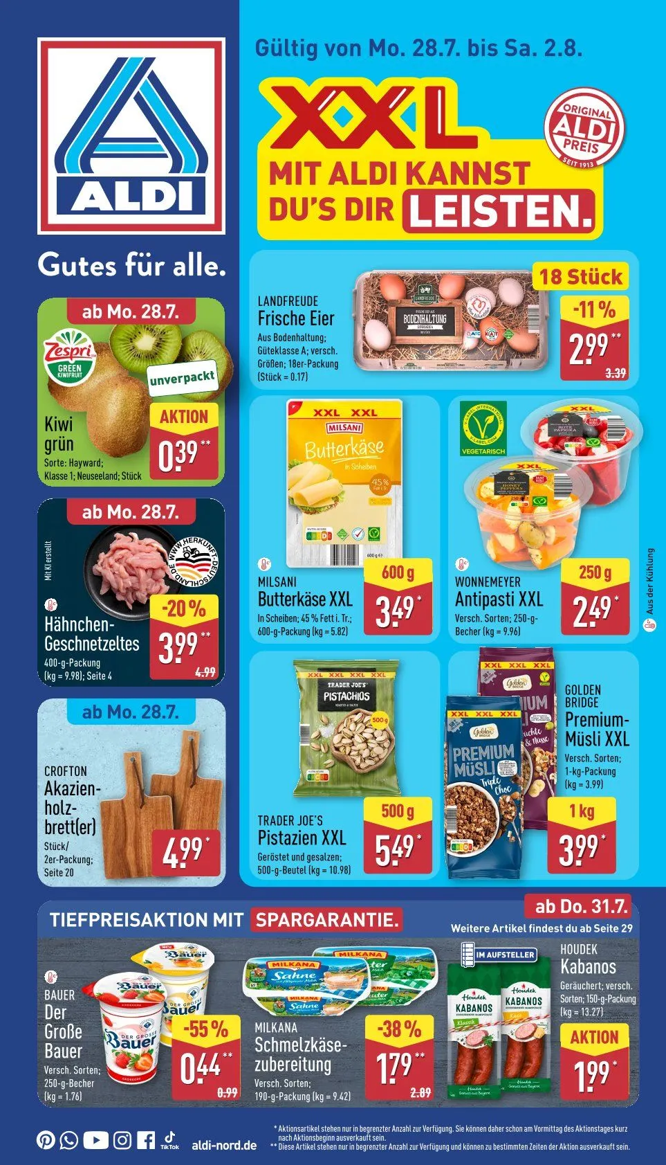 ALDI Nord Prospekte von 28. Juli bis 2. August 2025 - Prospekt seite
