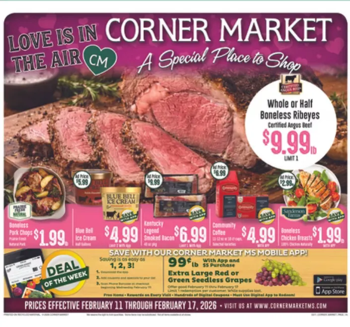 Weekly ad Corner Market Sales from February 11 to February 17 2026 - Page 