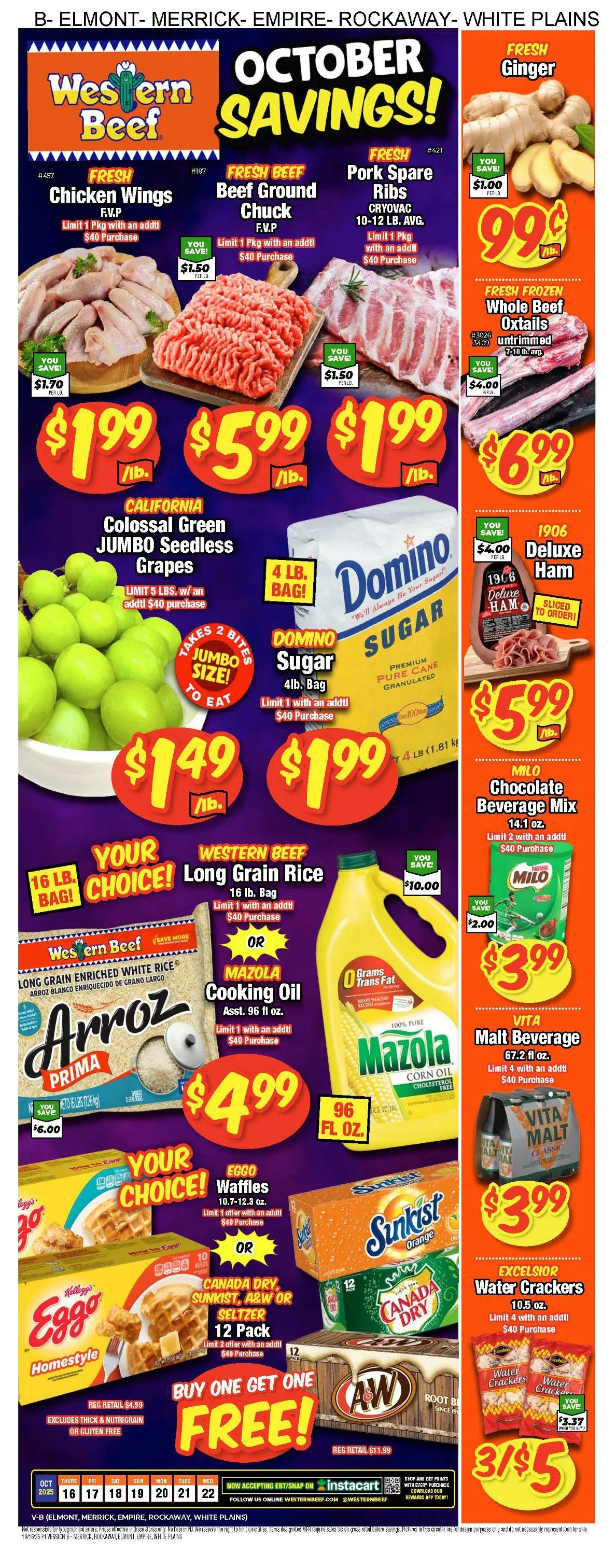 Weekly ad Western Beef Sales from October 16 to October 22 2025 - Page 