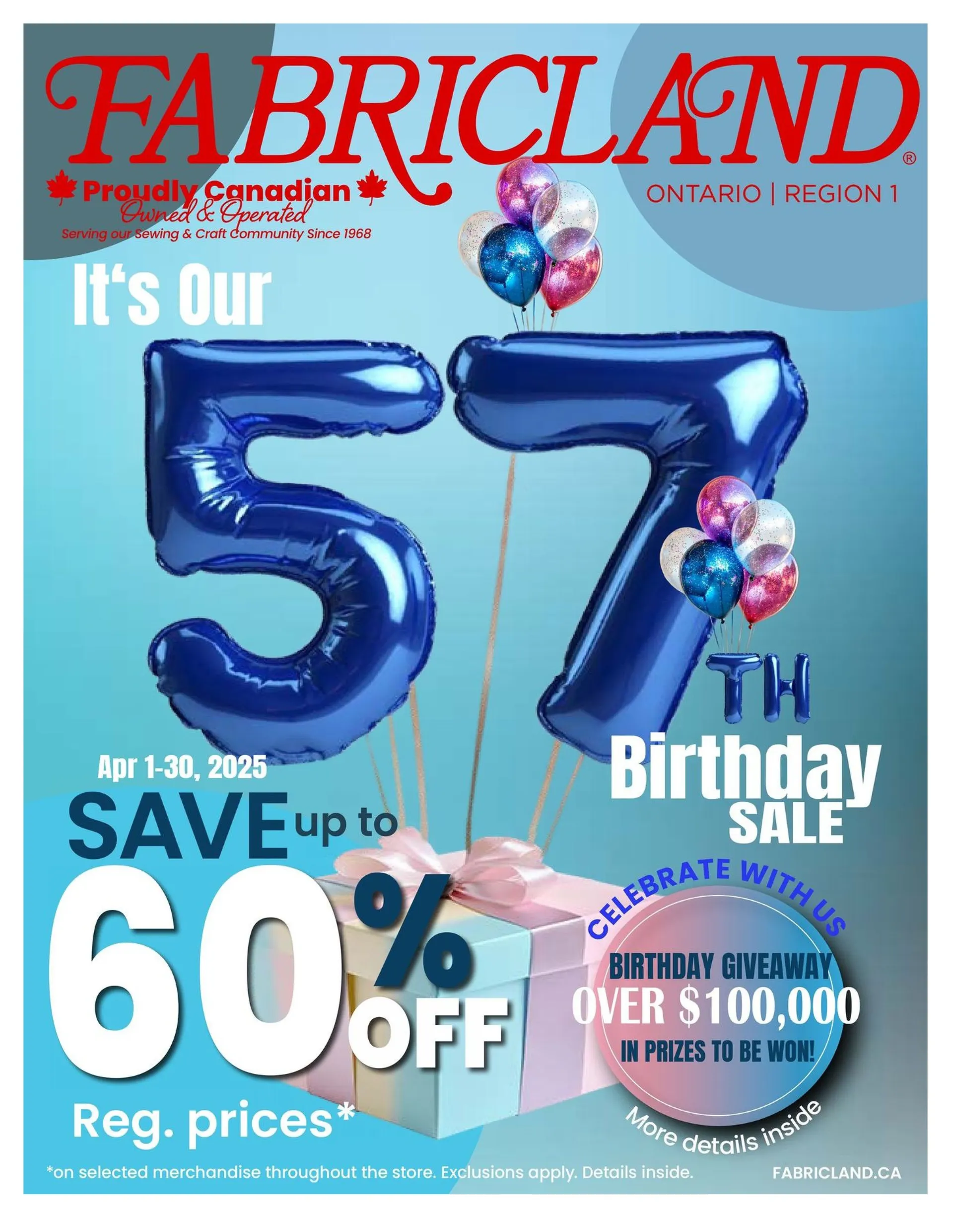 Flyer from April 1 to April 30 2025 - flyer page 