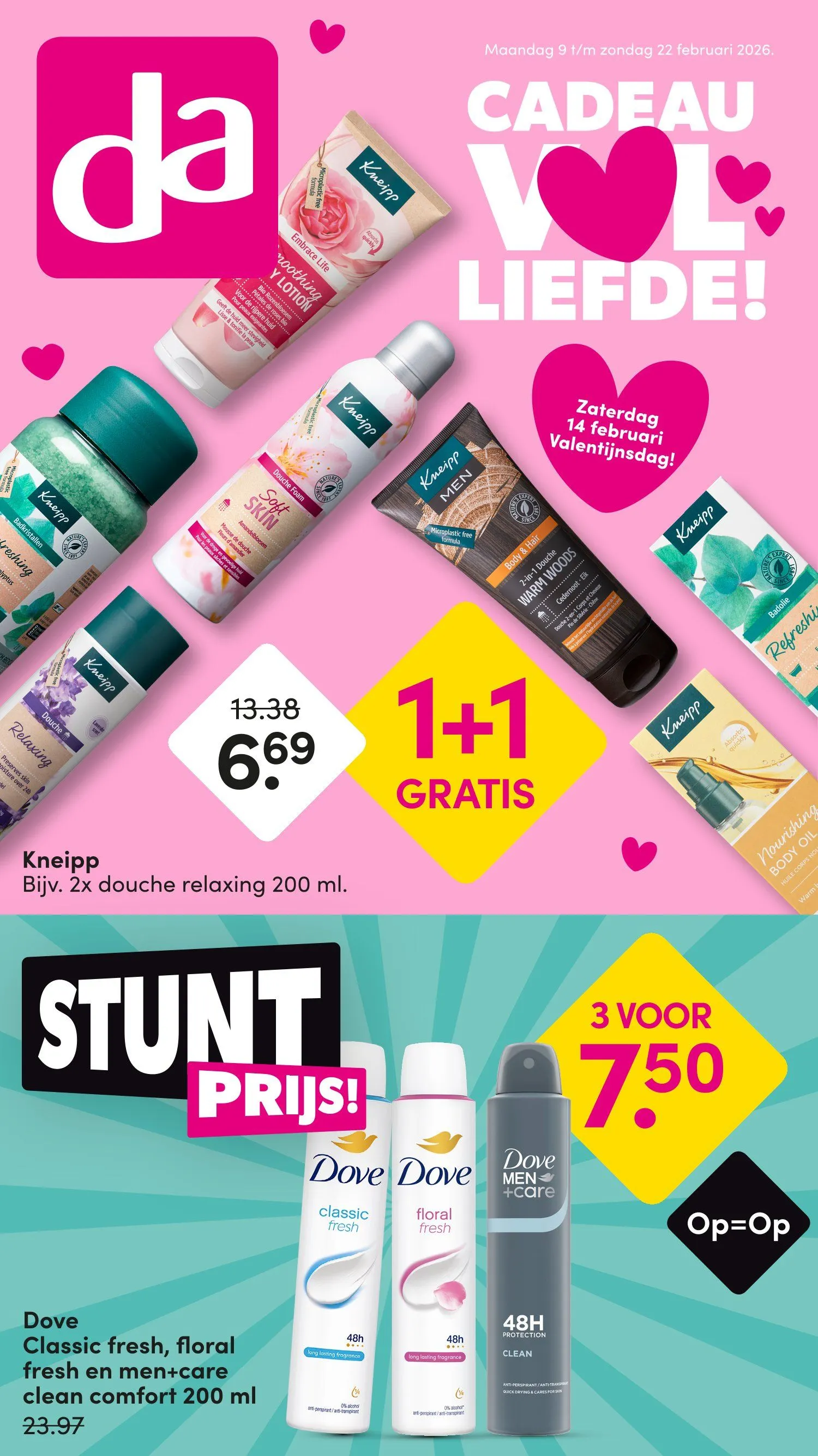 DA Folders van 9 februari tot 22 februari 2026 - Folder pagina