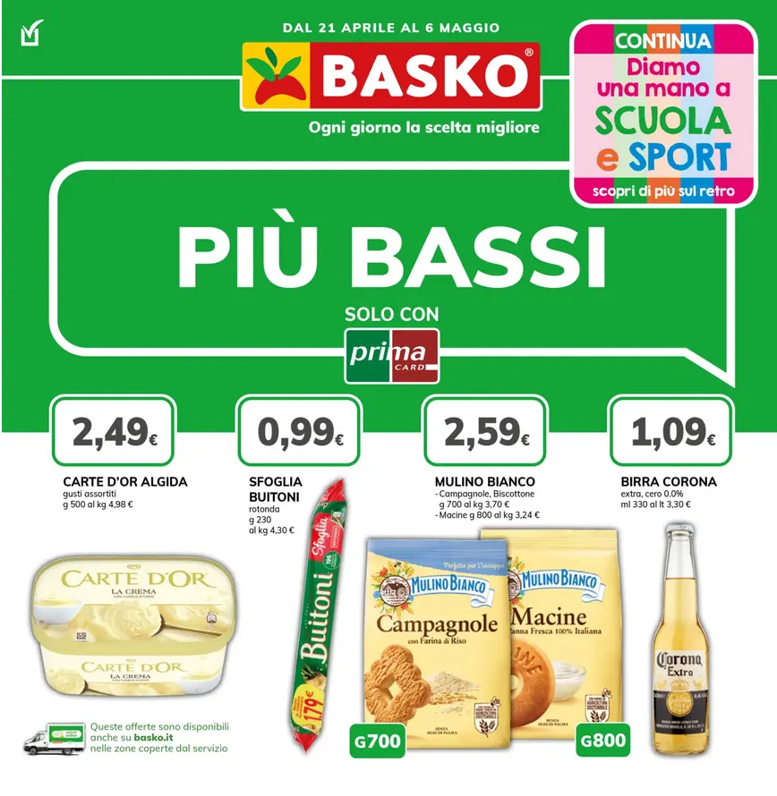  Basko Volantino da 21 aprile a 6 maggio di 2026 - Pagina del volantino 