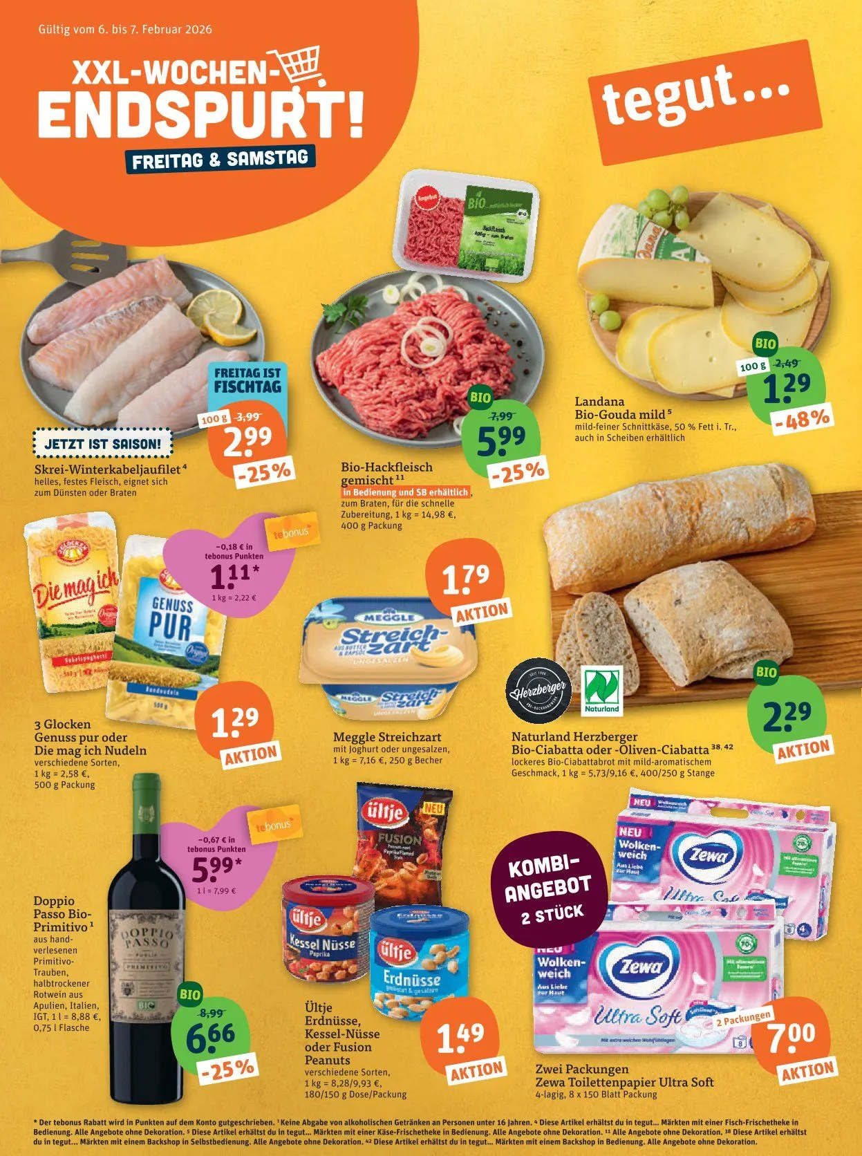 tegut... Angebote von 6. Februar bis 7. Februar 2026 - Prospekt seite