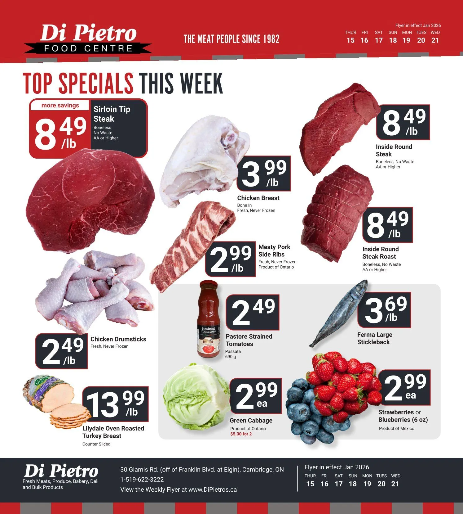 Di Pietro Sales from January 15 to January 21 2026 - flyer page 