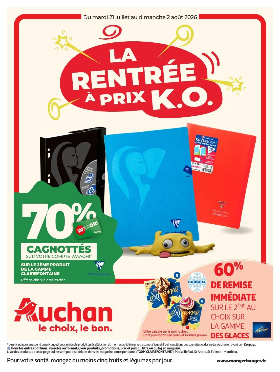 Catalogues Auchan du 21 juillet au 2 août 2026 - Catalogue page 1