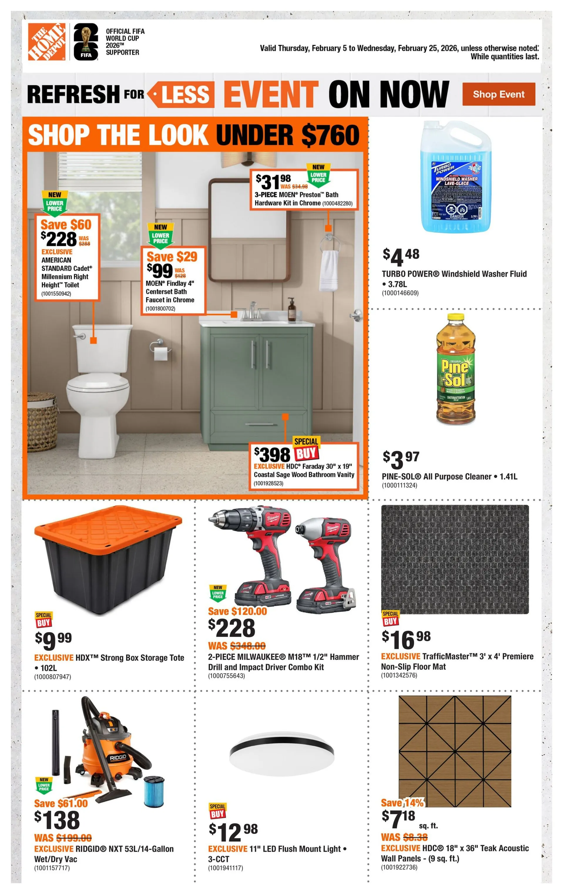 Weekly ad THE HOME DEPOT Sales from February 9 to February 15 2026 - Page 
