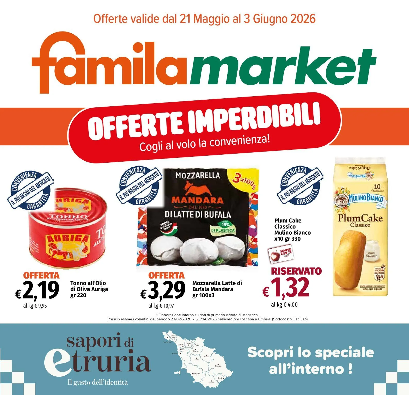 Volantini Famila da 21 maggio a 3 giugno di 2026 - Pagina del volantino 1