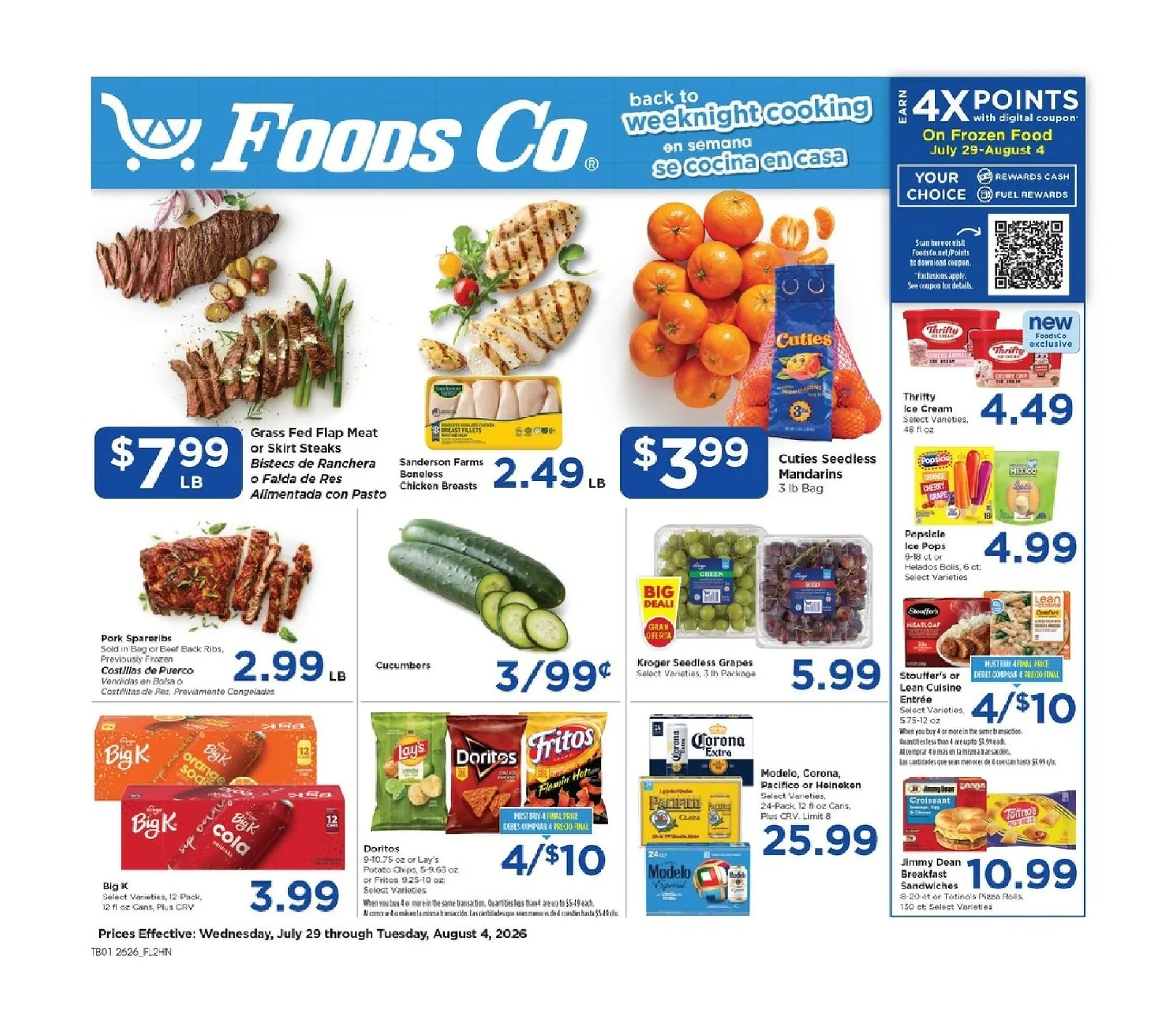 Weekly ad Foods Co. Sales from July 29 to August 4 2026 - Page 1