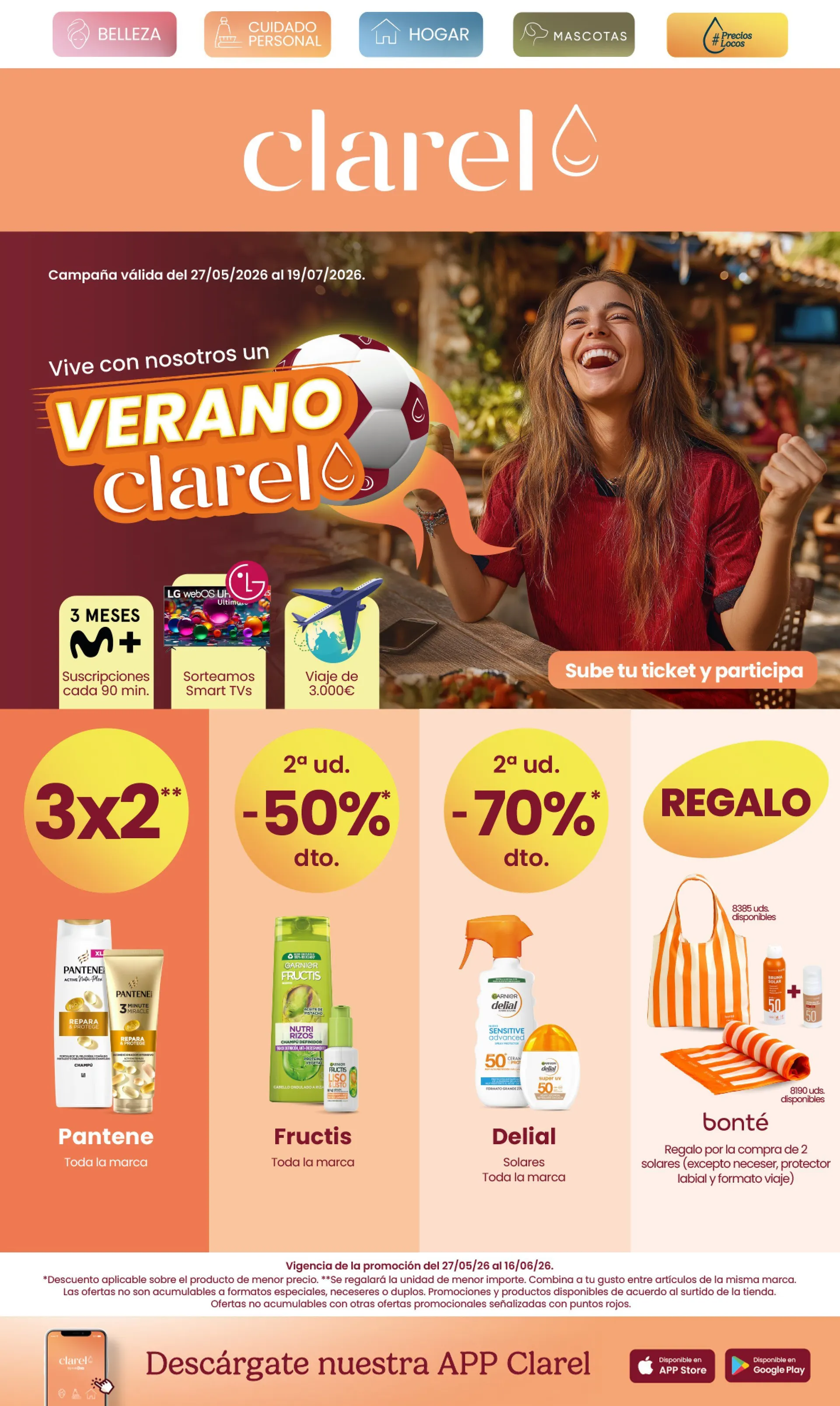 Catálogo de Clarel Ofertas 27 de mayo al 17 de julio 2026 - Página 1