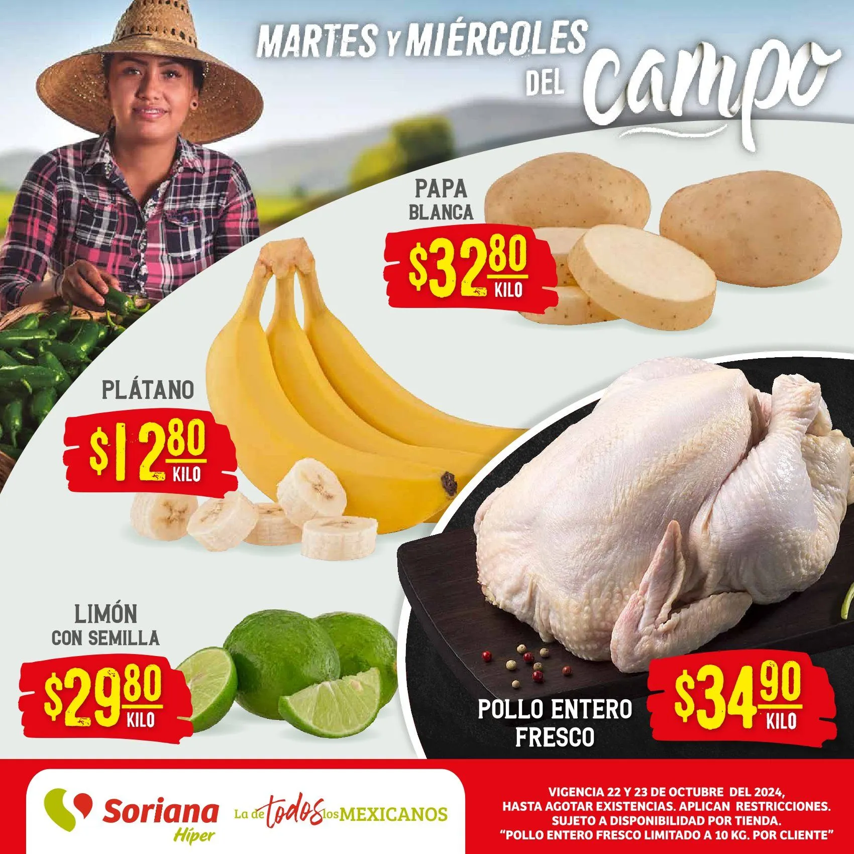 Catálogo de Soriana Ofertas 22 de octubre al 23 de octubre 2024 - Pagina 1
