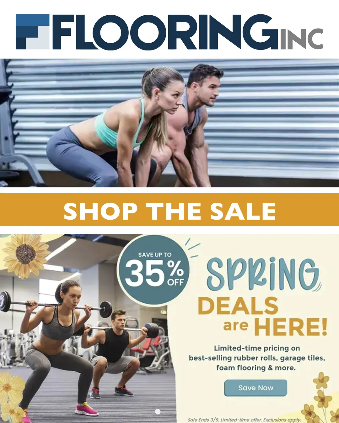 Weekly ad Flooring Inc. Sales from March 25 to April 10 2026 - Page