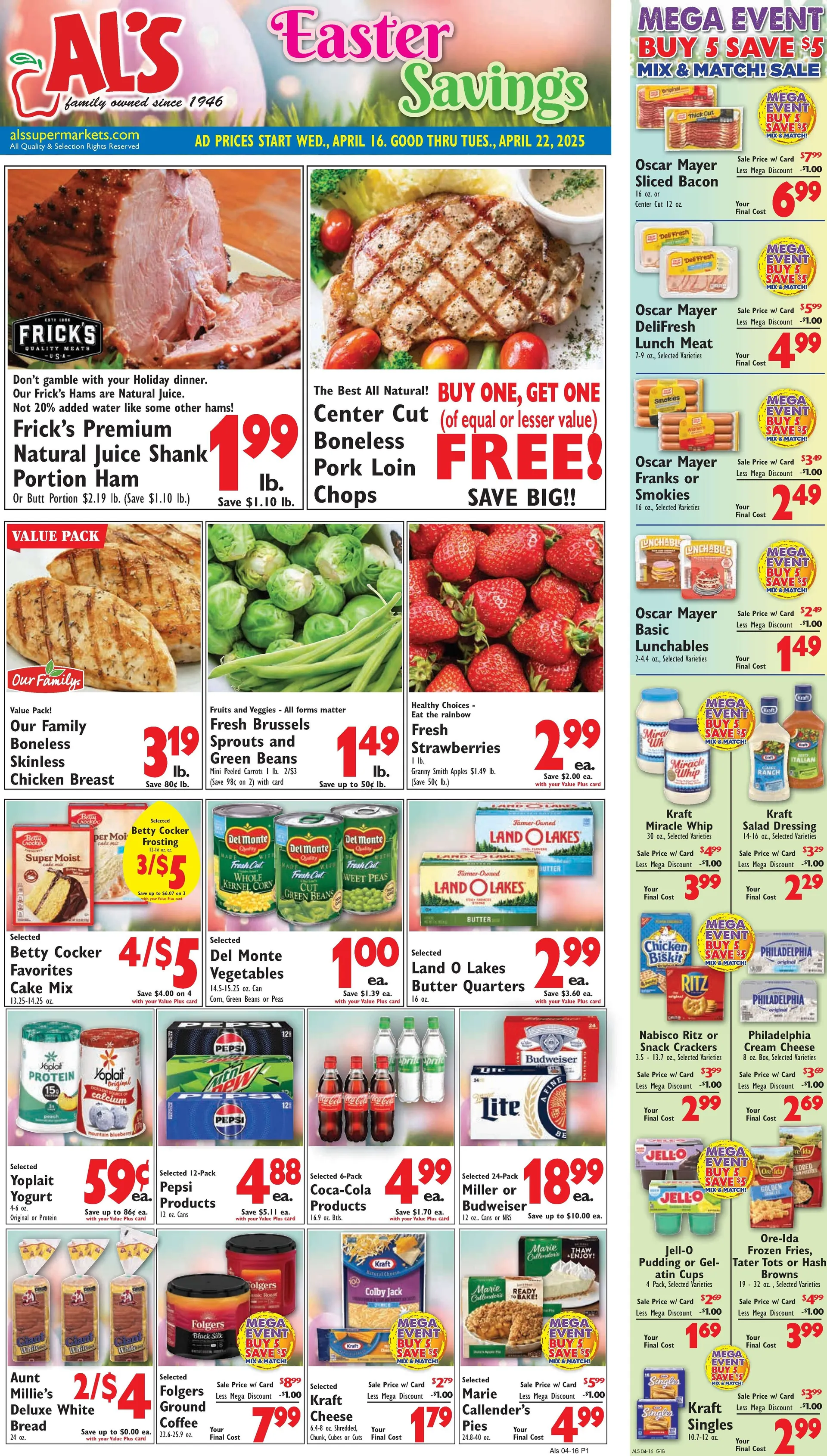 Weekly ad Al's Supermarket Deals from April 16 to April 22 2025 - Page 