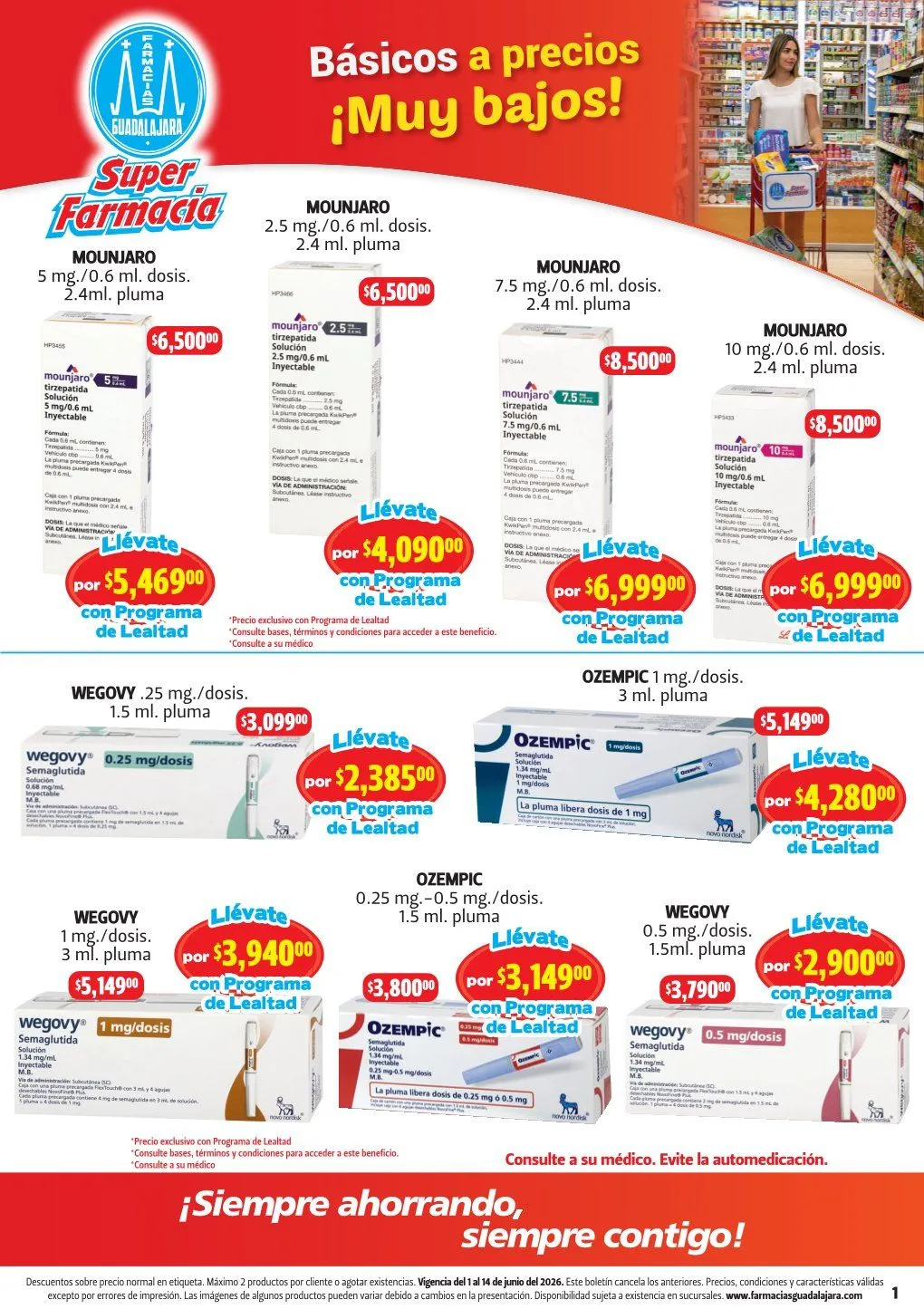 Catálogo de Farmacia Guadalajara 1 de junio al 14 de junio 2026 - Pagina 1