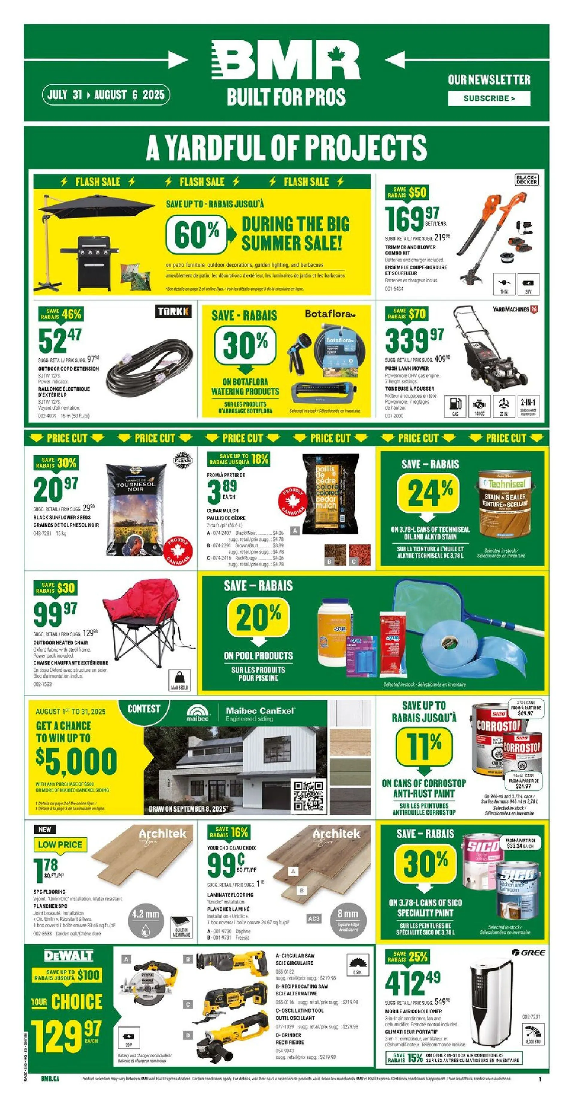 BMR Sales from July 31 to August 6 2025 - flyer page 1