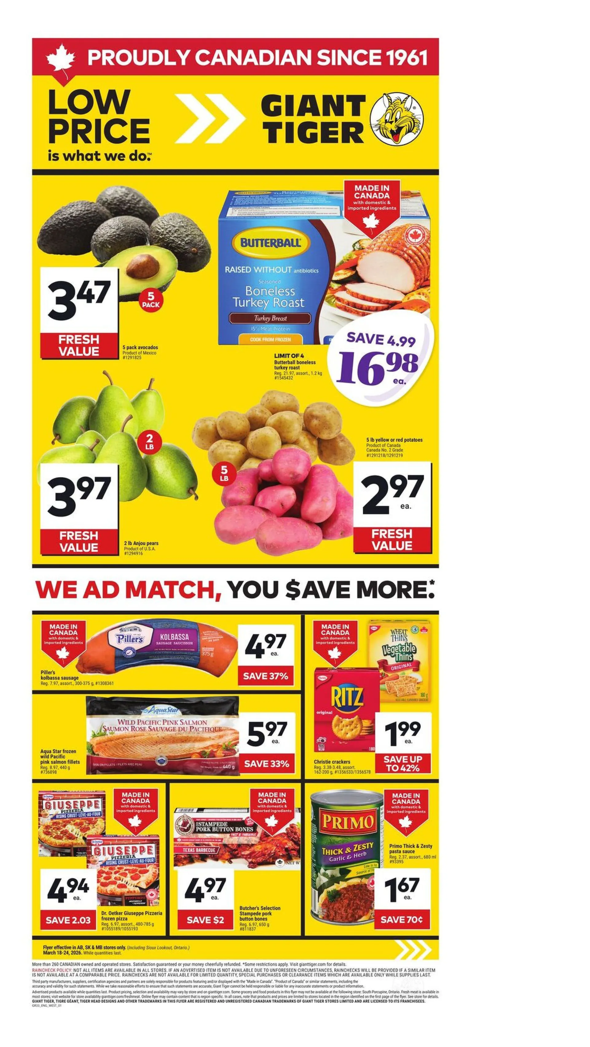 Weekly ads from March 18 to March 24 2026 - flyer page 