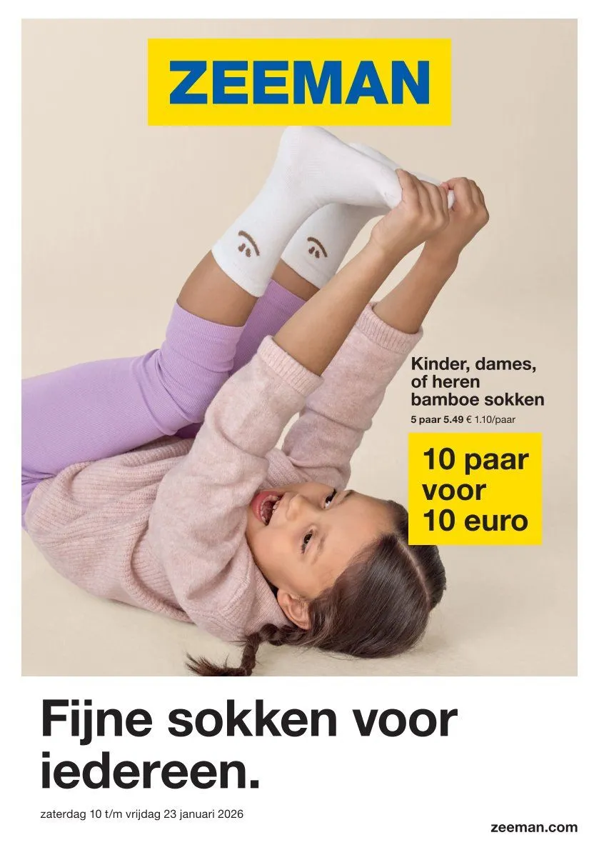 Zeeman folders van 10 januari tot 23 januari 2026 - Folder pagina 1
