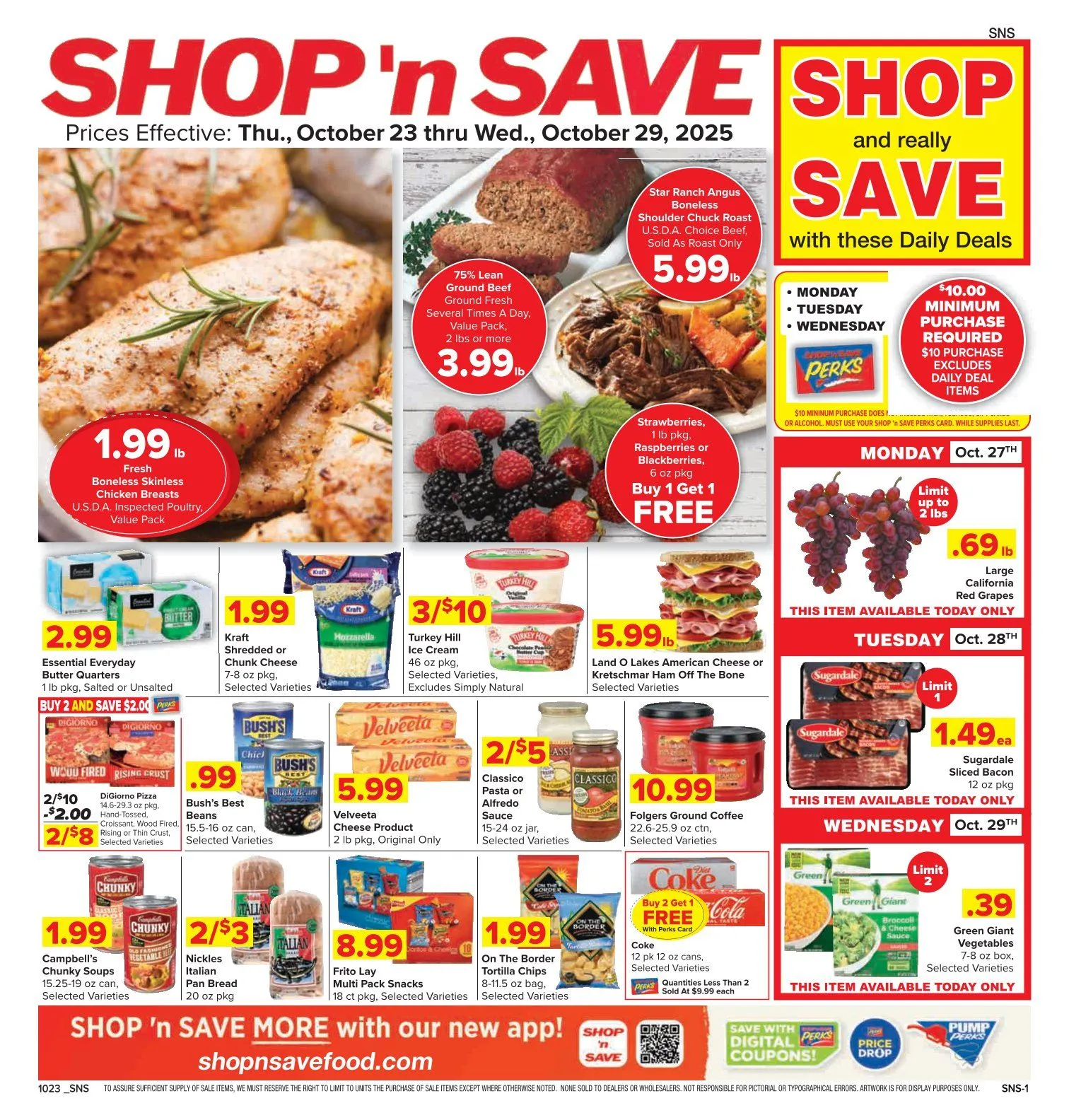 Weekly ad Shop'n Save Sales from October 23 to October 29 2025 - Page 