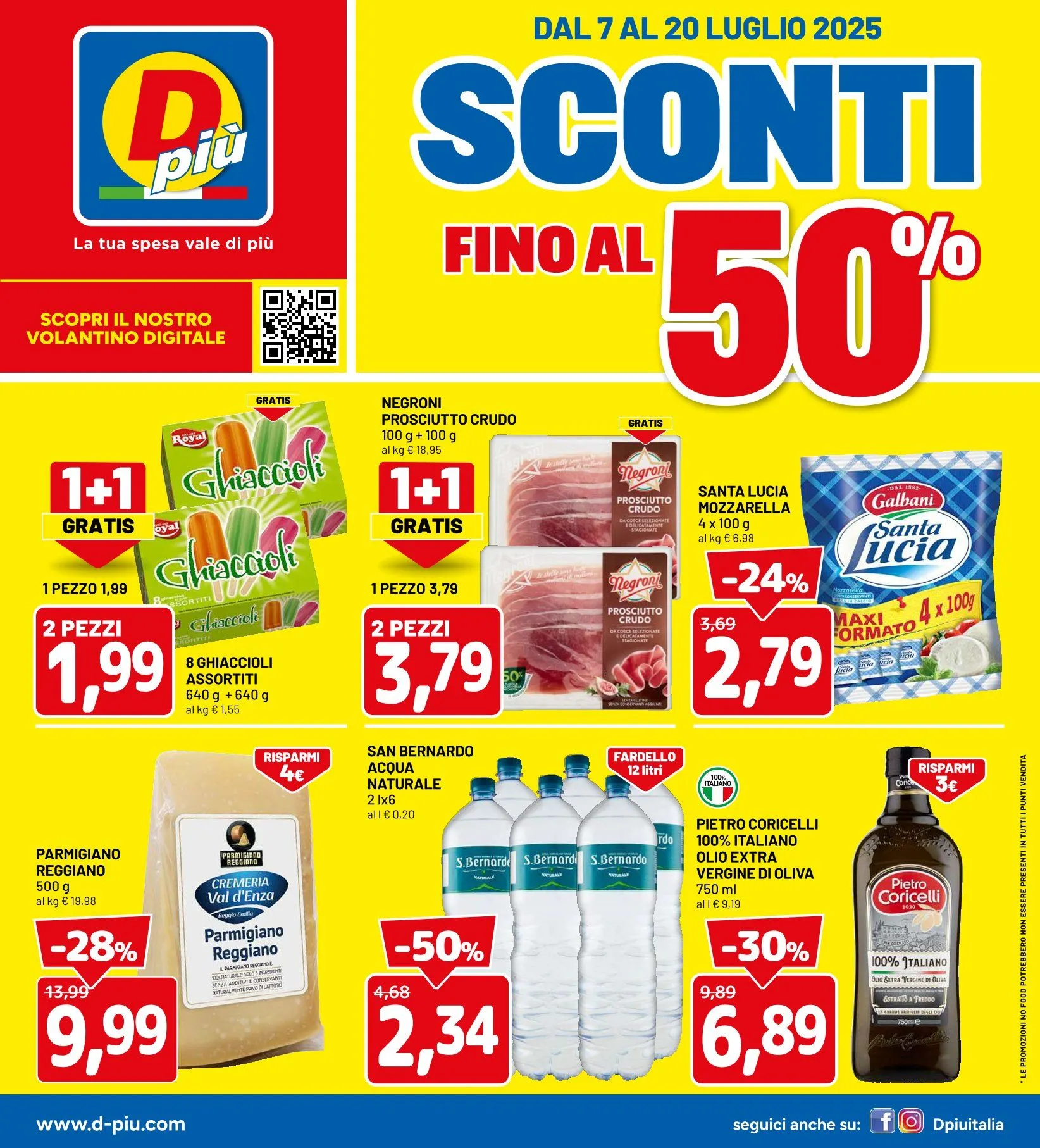 Volantini D Più da 7 luglio a 20 luglio di 2025 - Pagina del volantino