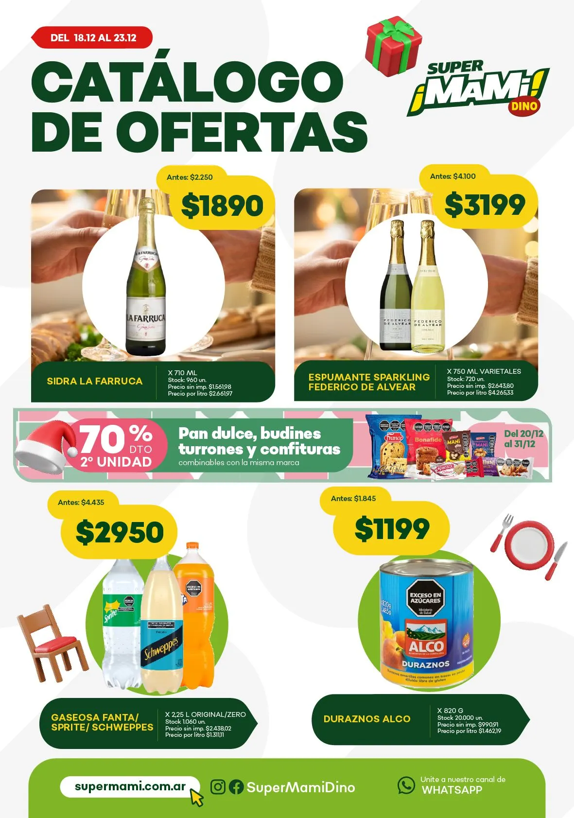 Ofertas de Super Mami 18 de diciembre al 23 de diciembre 2025 - Página 1 del catálogo