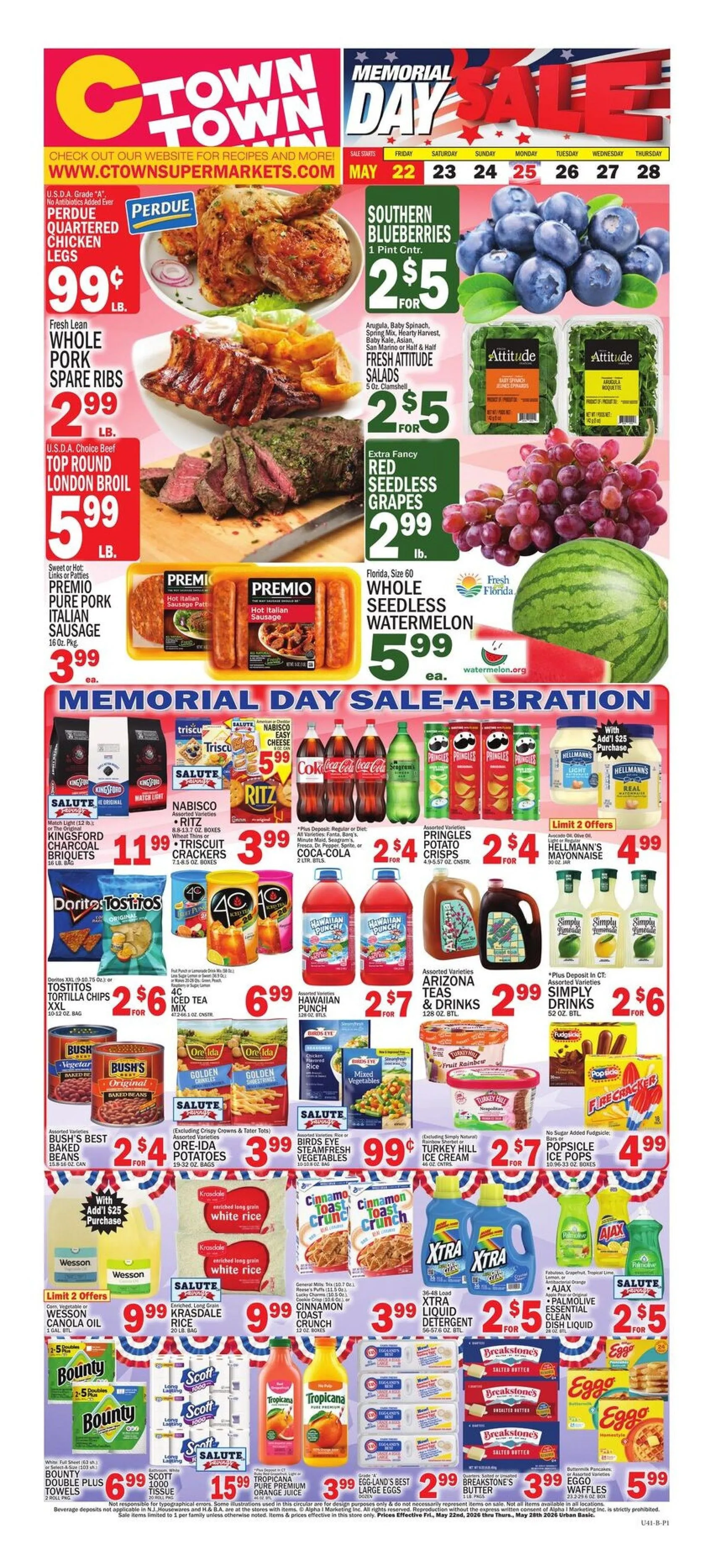 Weekly ad C-Town Sales from May 22 to May 28 2026 - Page 1