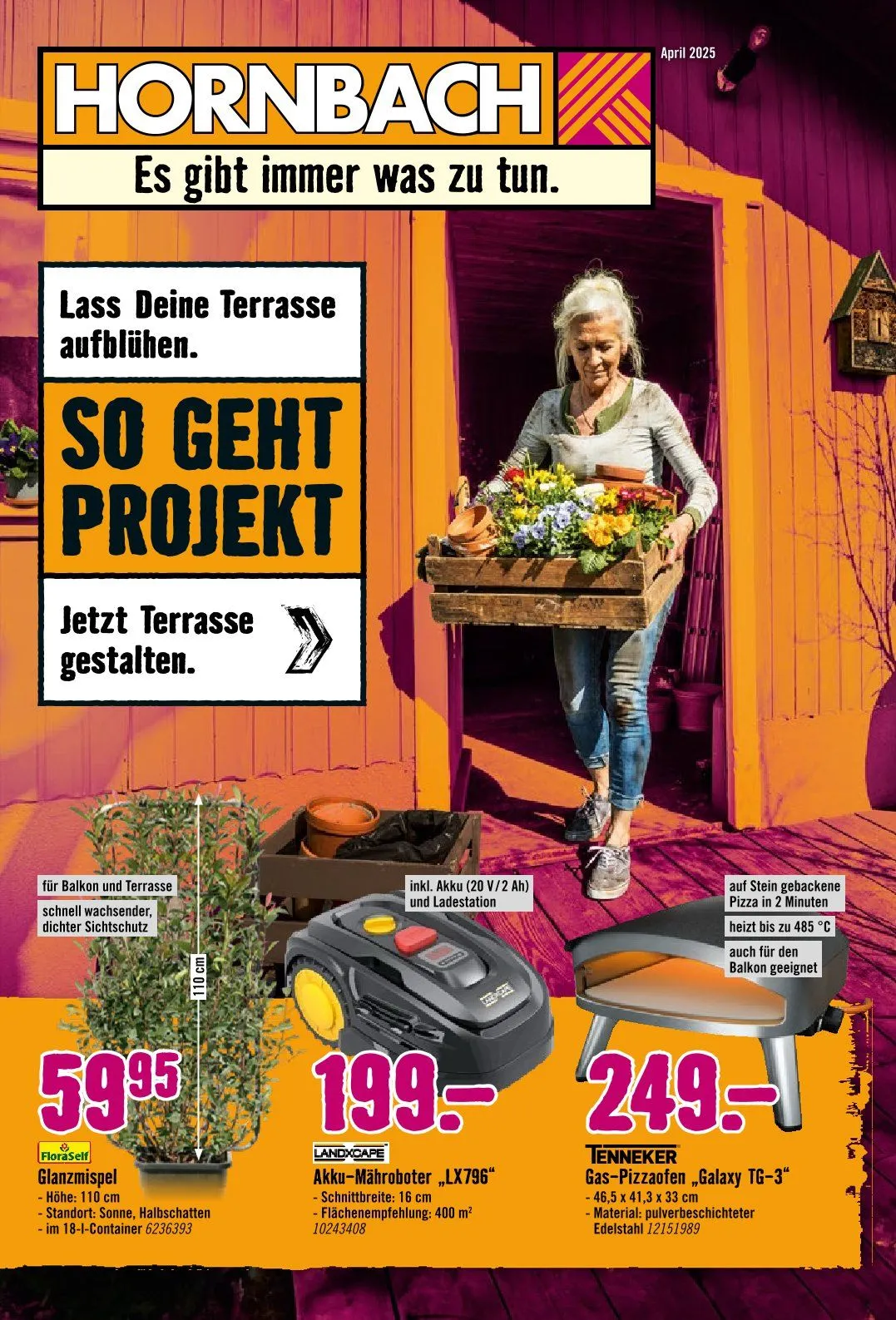 Hornbach Angebote von 10. April bis 7. Mai 2025 - Prospekt seite 
