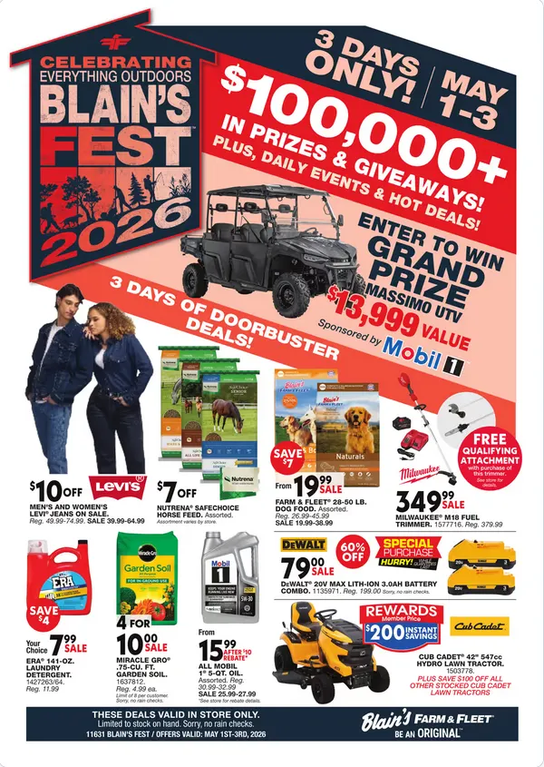 Weekly ad Blain's Farm & Fleet Sales from April 30 to May 10 2026 - Page 