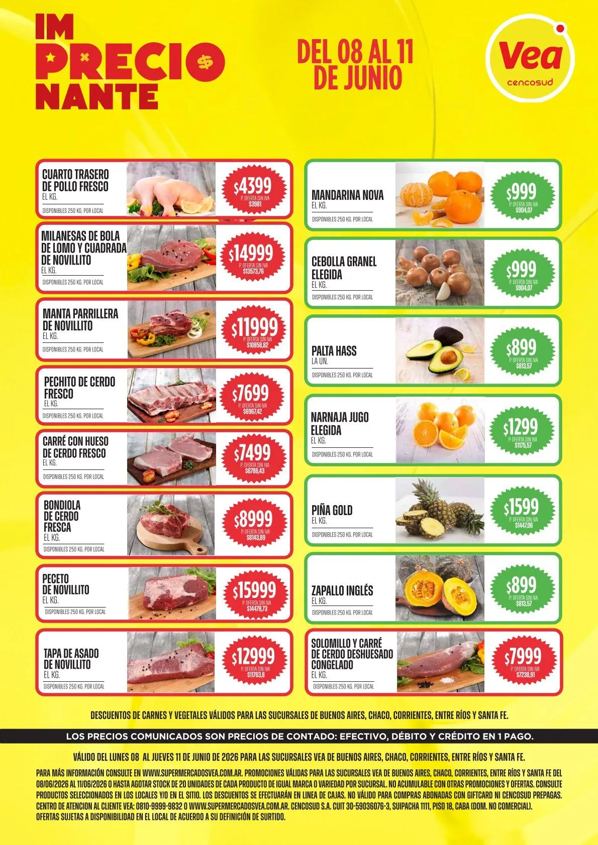 Ofertas de Ofertas Vea  8 de junio al 11 de junio 2026 - Página  del catálogo