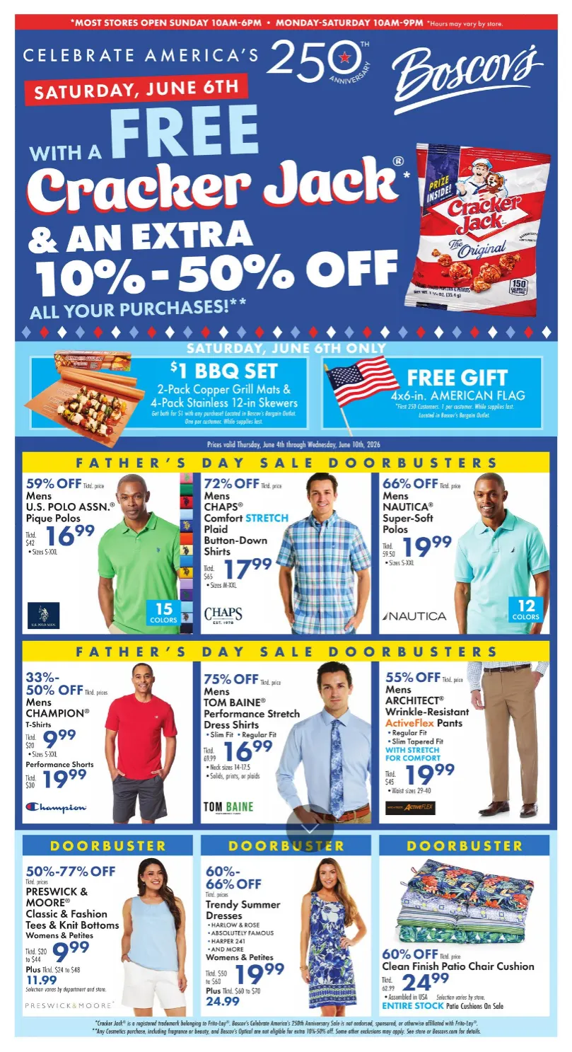 Weekly ad Boscov's Sales from June 4 to June 10 2026 - Page 