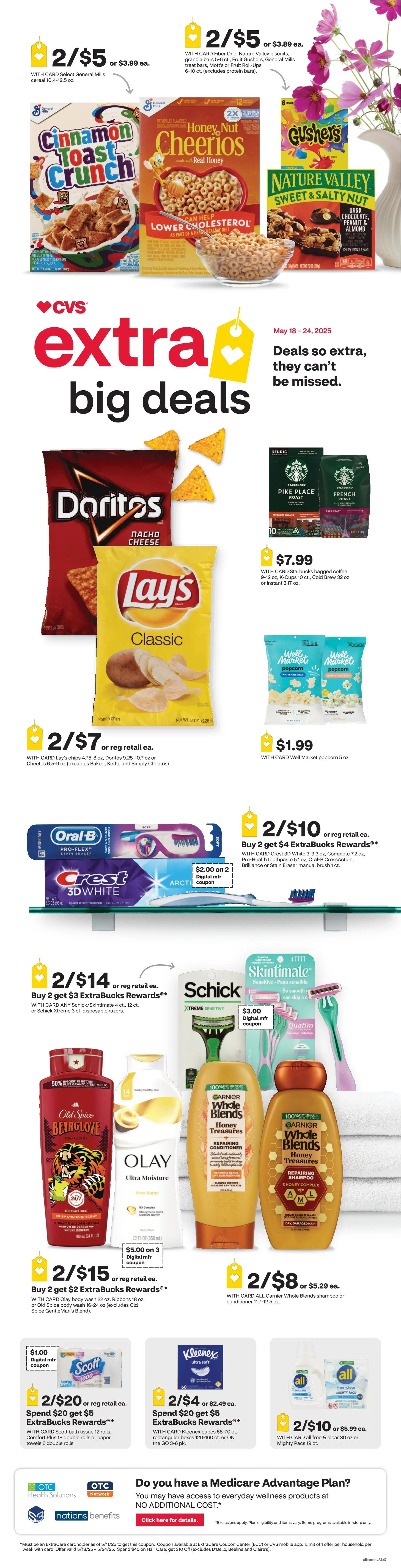 Weekly ad CVS Health Deals from May 20 to May 24 2025 - Page 1