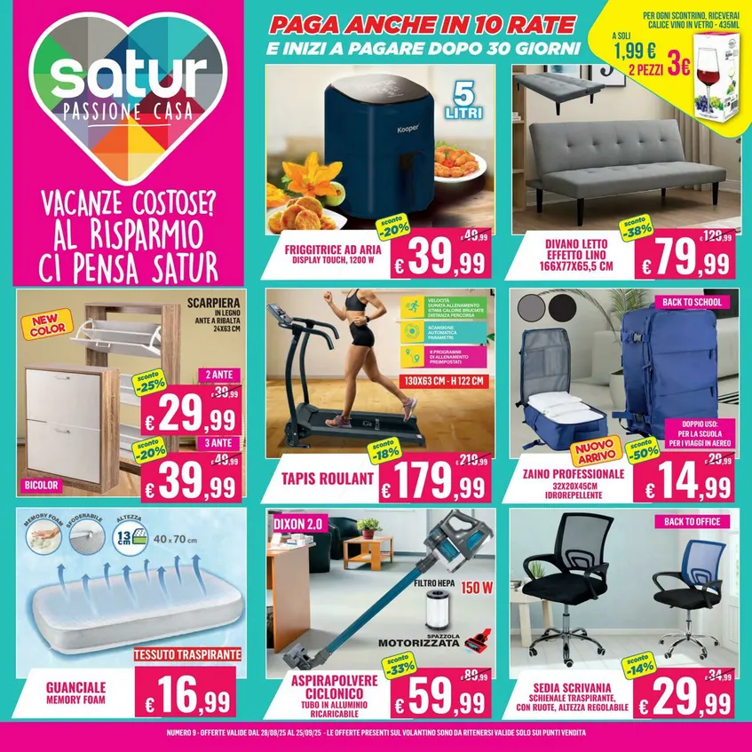 Offerte di Satur da 28 agosto a 27 settembre di 2025 - Pagina del volantino 1