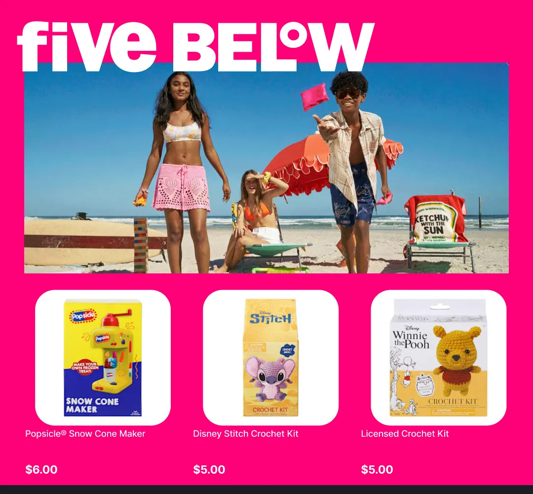 Weekly ad  Five Below from May 12 to May 26 2026 - Page 