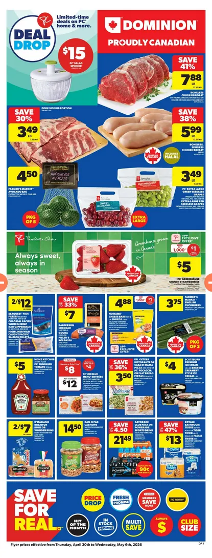Dominion Sales from April 30 to May 6 2026 - flyer page 