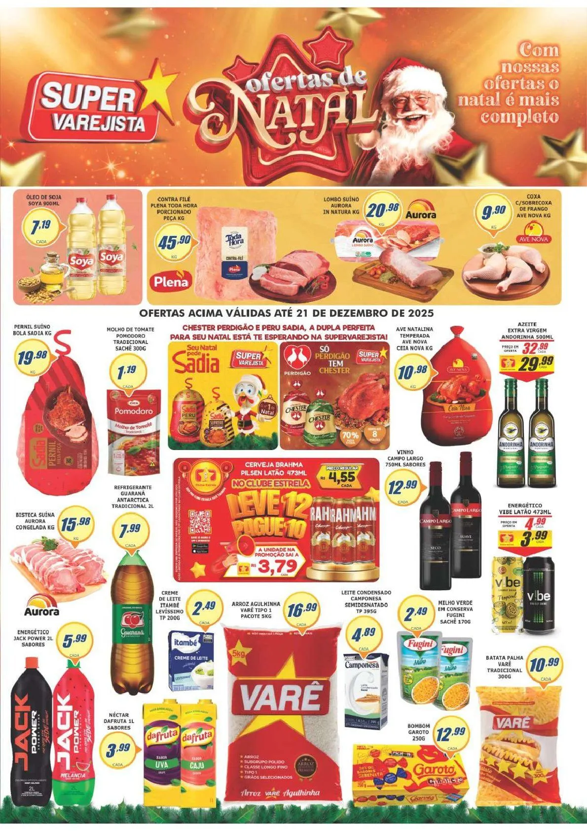 Encarte de Super Varejista Ofertas 19 de dezembro até 21 de dezembro 2025 - Pagina