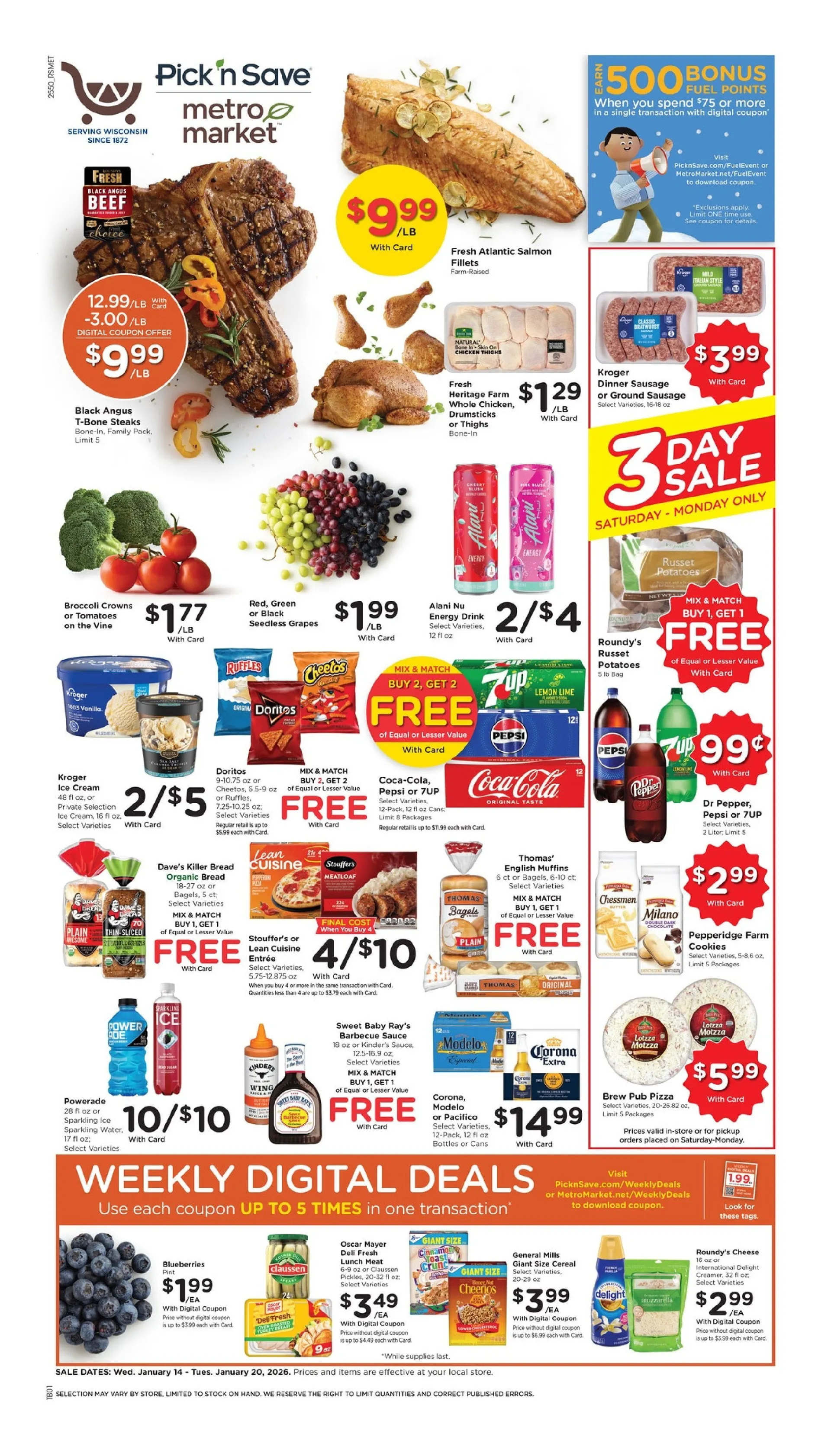 Weekly ad Pick 'n Save Sales from January 14 to January 20 2026 - Page 1