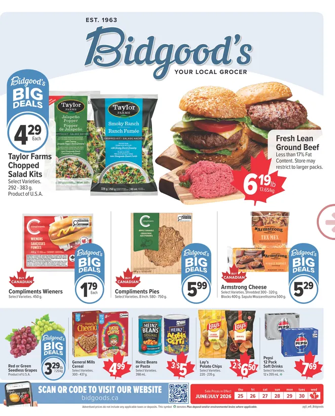 Bidgood's Sales from June 25 to July 1 2026 - flyer page 