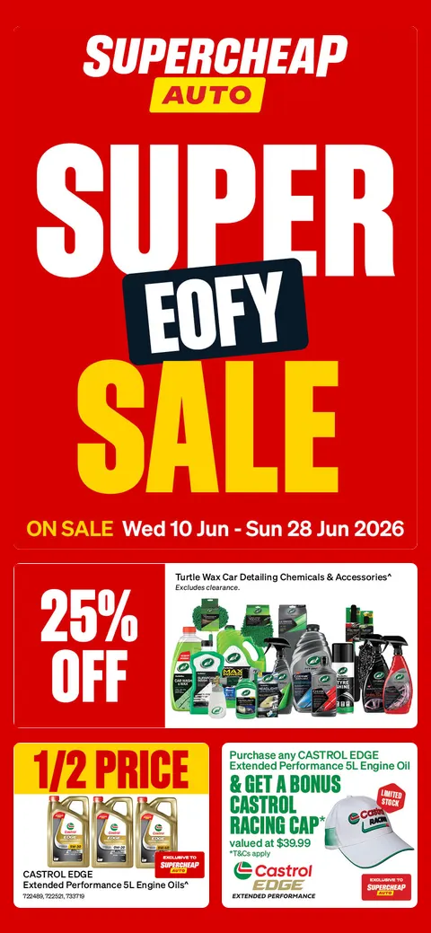 Supercheap Sales - Catalogue valid from 10 June to 28 June 2026 - page 1