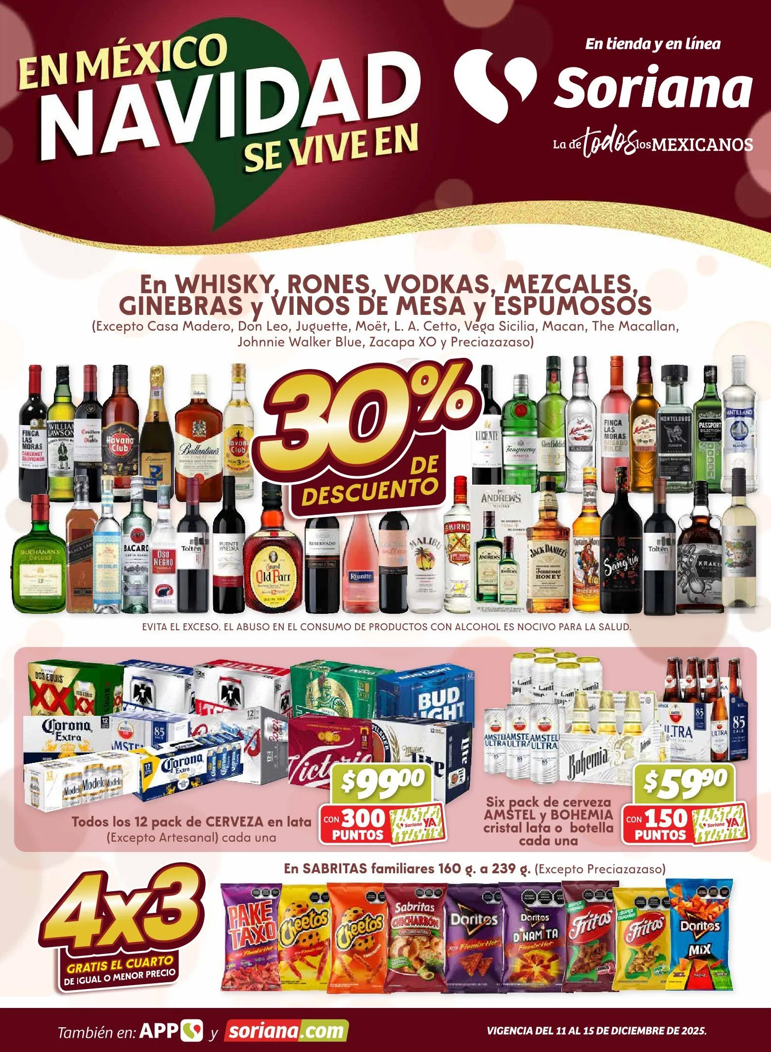 Catálogo de Soriana Ofertas 11 de diciembre al 15 de diciembre 2025 - Pagina 1