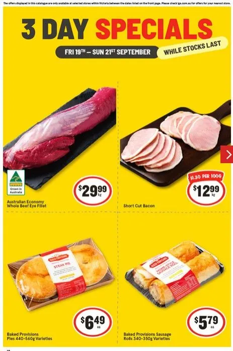 Weekly ad IGA  Sales from September 19 to September 21 2025 - Page 1