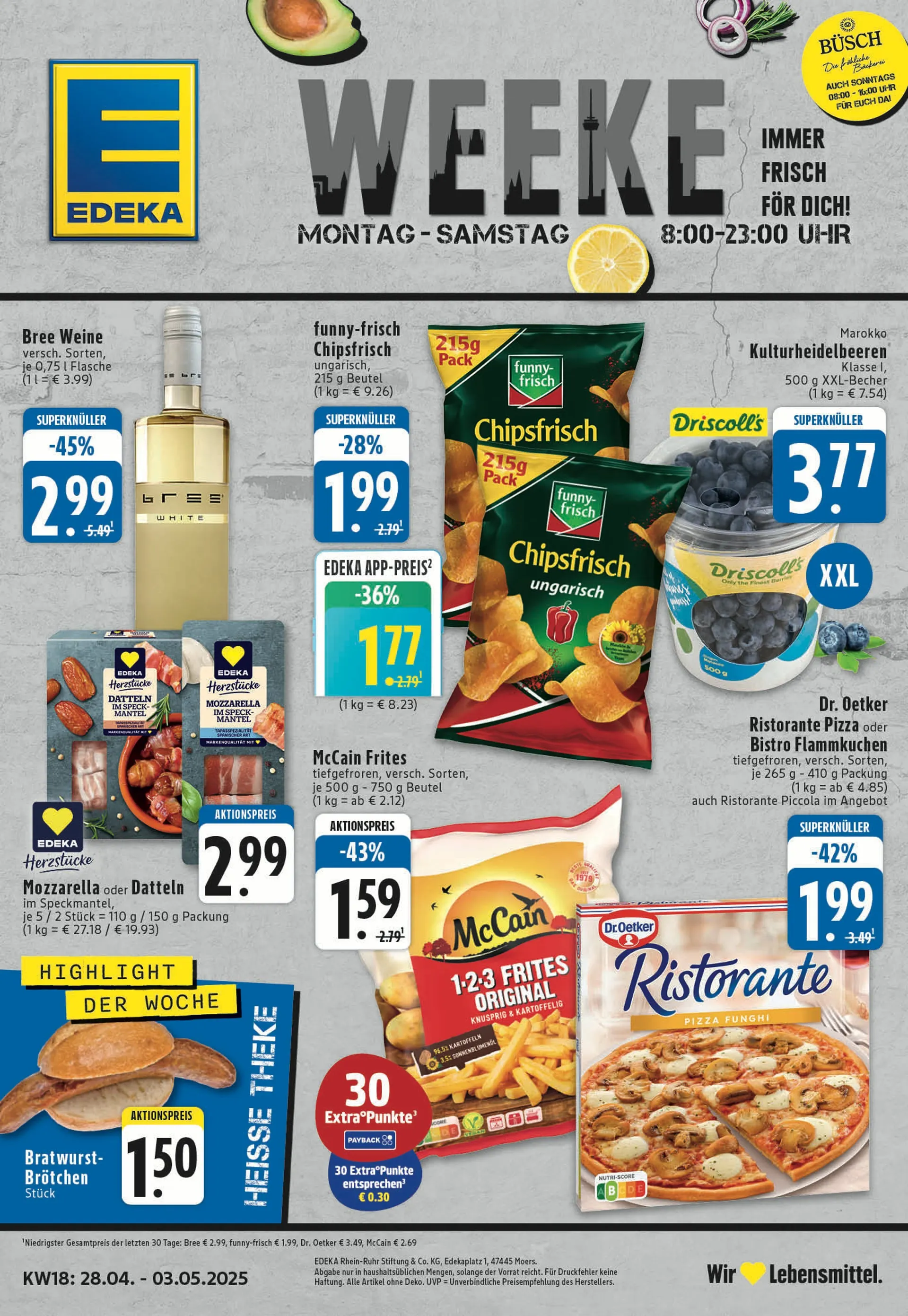 Edeka Prospekt von 28. April bis 3. Mai 2025 - Prospekt seite 1