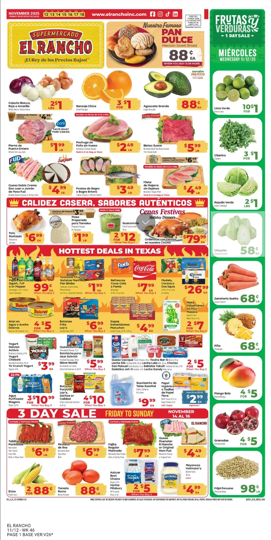 Weekly ad El Rancho Sales from November 12 to November 18 2025 - Page 1