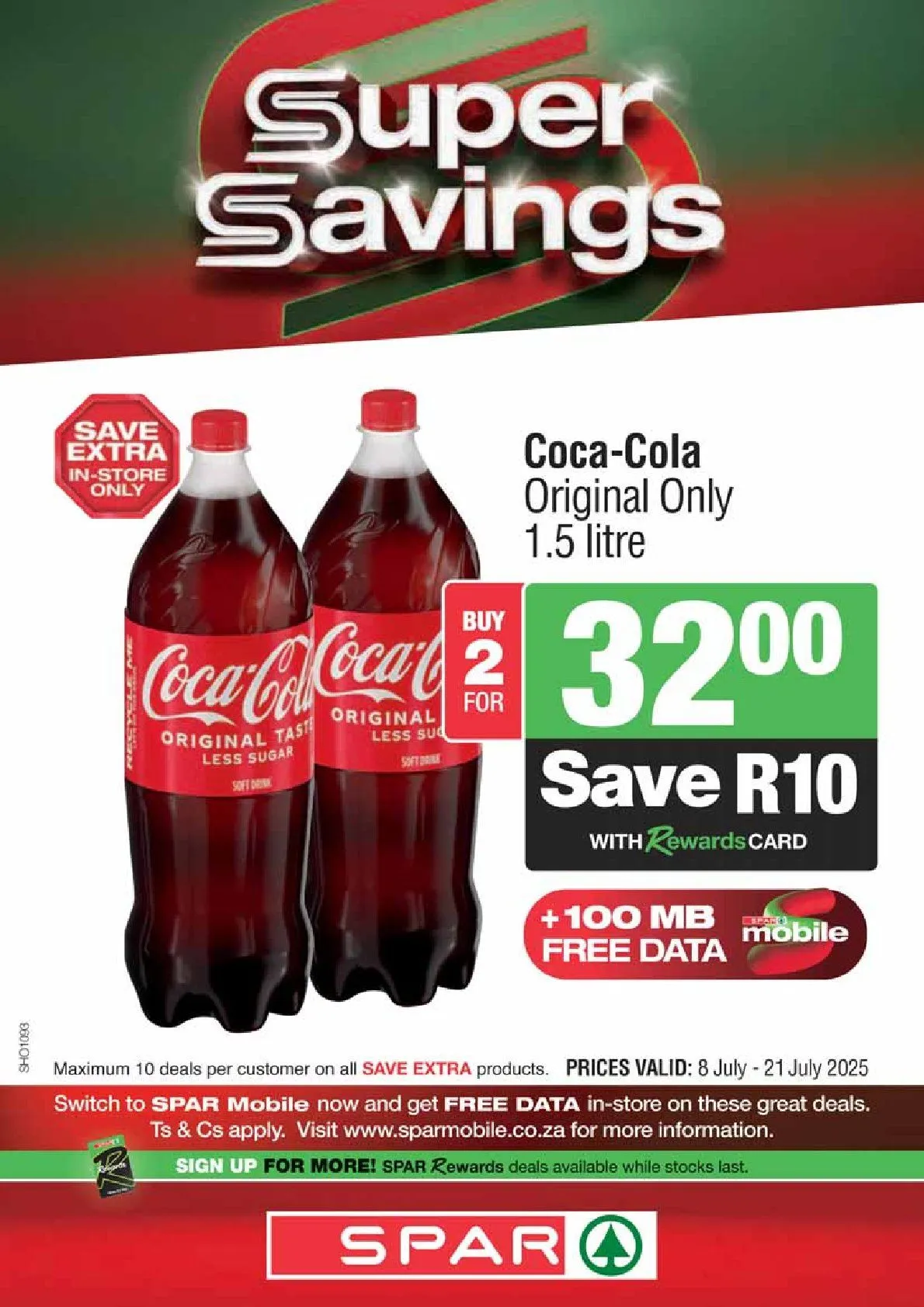 SPAR weekly ads from 8 July to 21 July 2025 - Catalogue Page 1