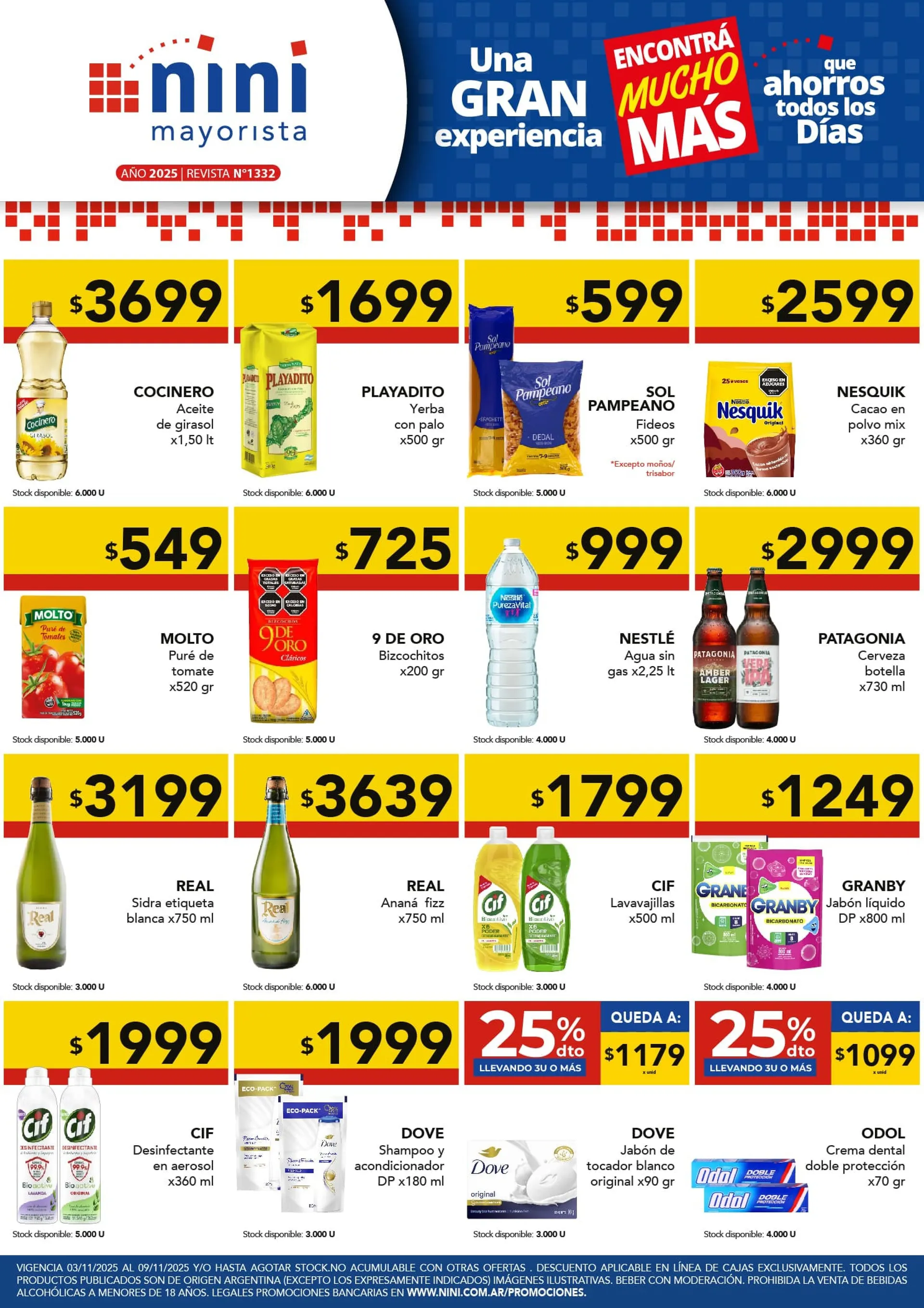 Ofertas de Ofertas Nini Mayorista 3 de noviembre al 9 de noviembre 2025 - Página  del catálogo