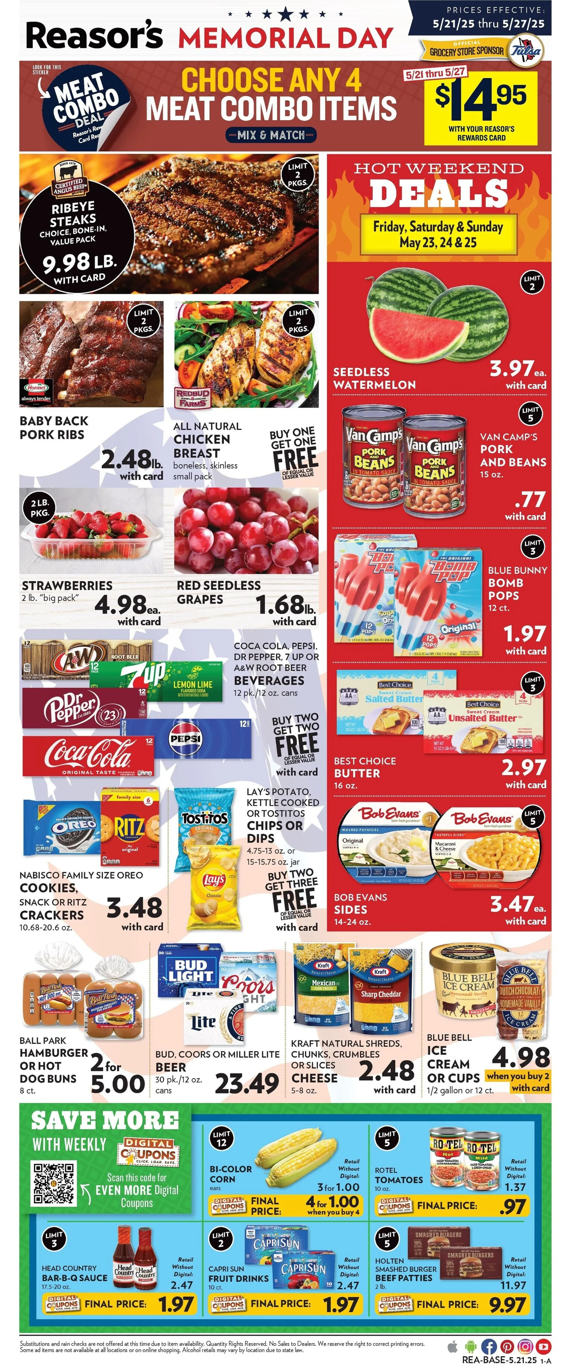 Weekly ad Reasor's Deals from May 21 to May 27 2025 - Page 
