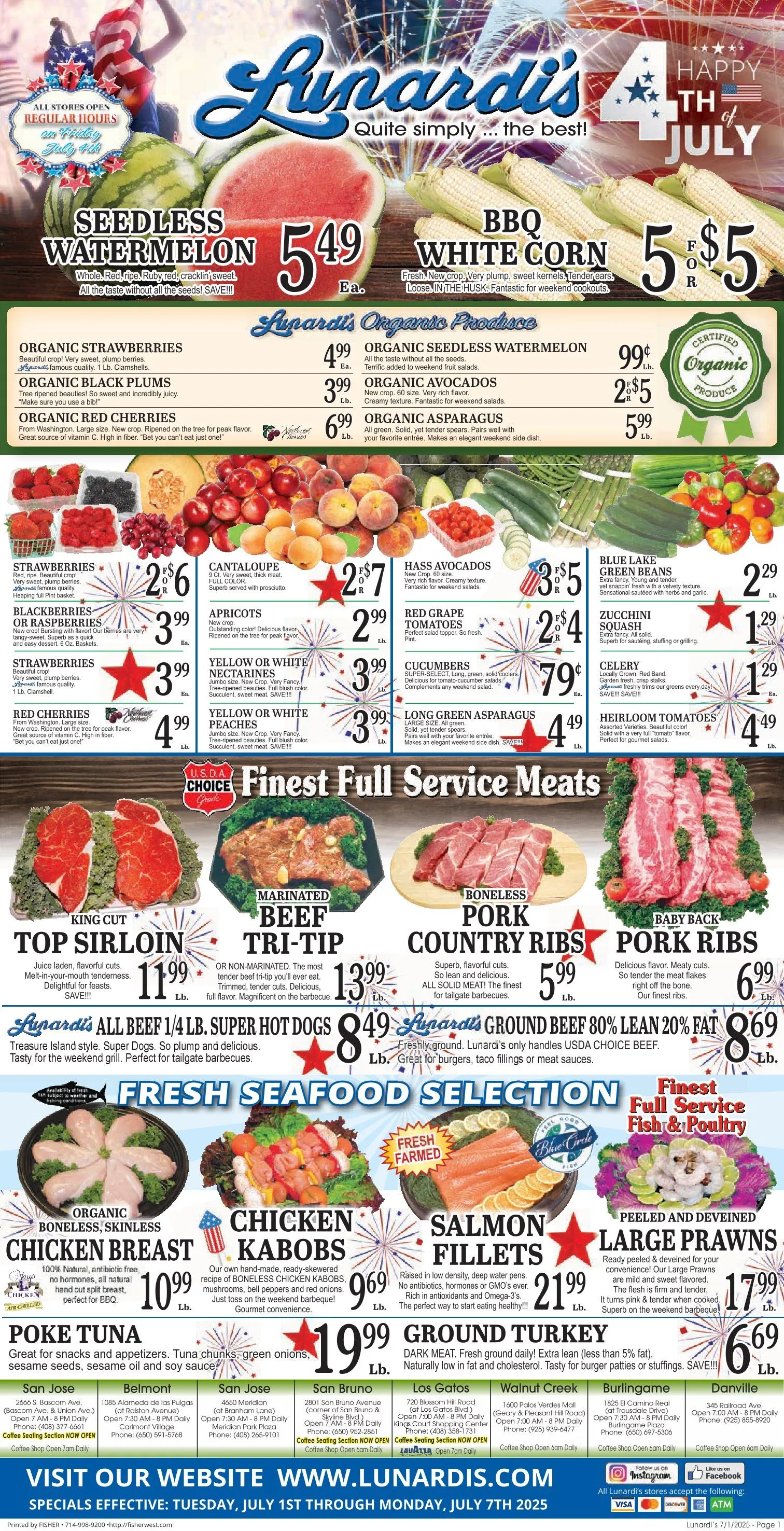 Weekly ad Lunardi's weekly ads from July 1 to July 7 2025 - Page 1