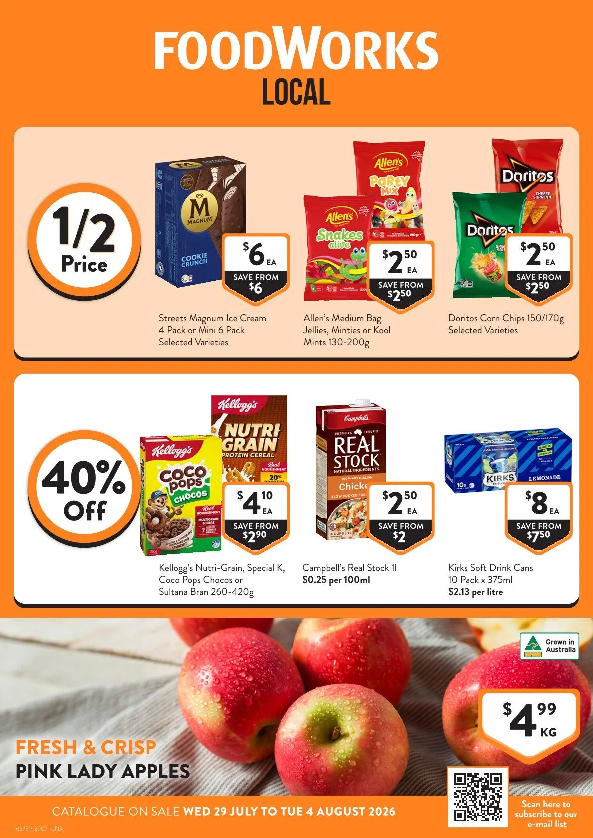 FoodWorks - Catalogue valid from 29 July to 4 August 2026 - page 