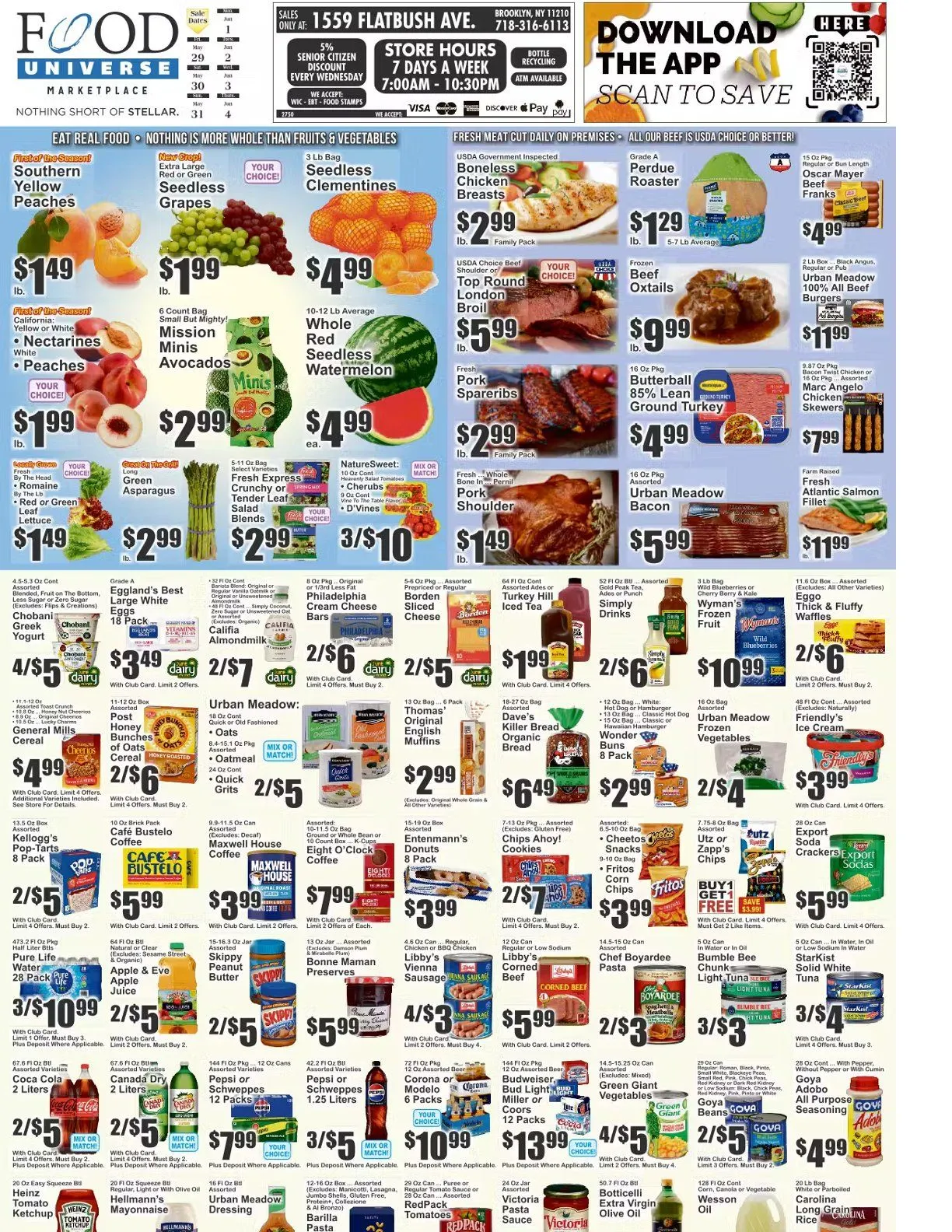 Weekly ad Food Universe Sales from May 29 to June 4 2026 - Page 1
